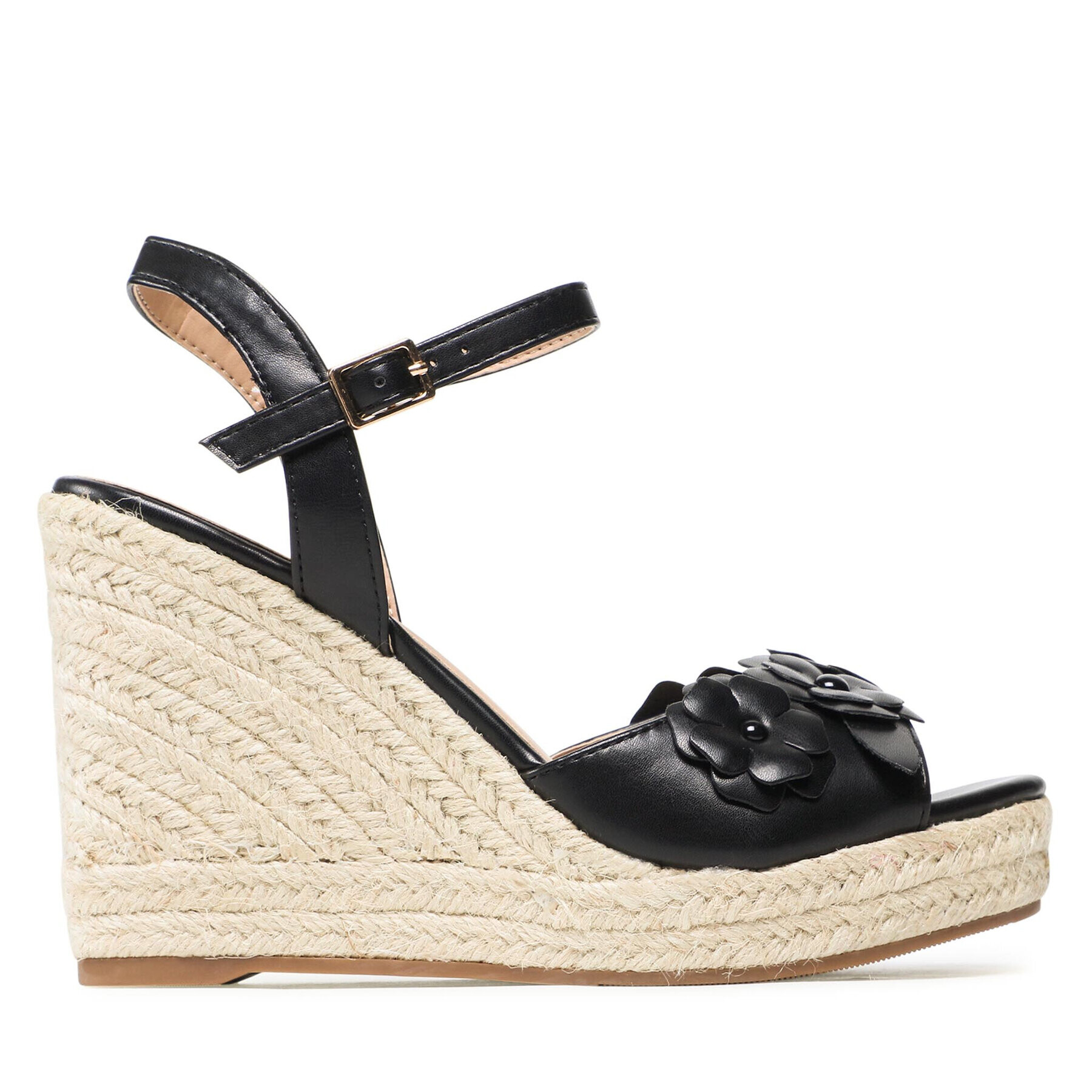 QUAZI Espadrile TS5307-01 Negru - Pled.ro