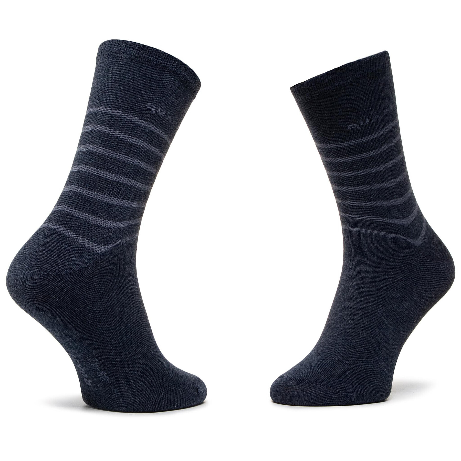 QUAZI Set de 3 perechi de șosete medii unisex QZ-SOCKS-65-04-WOMAN-002 Bleumarin - Pled.ro