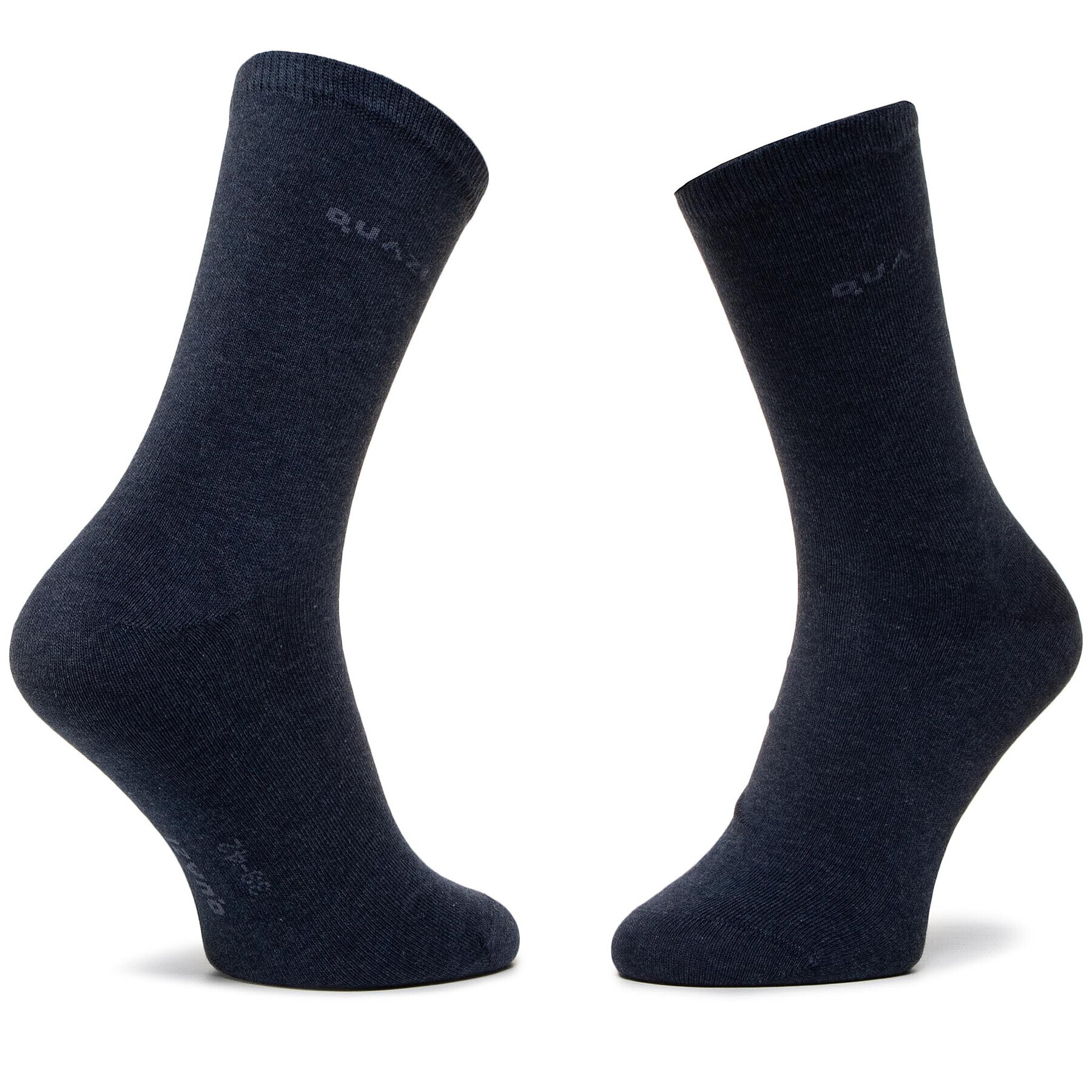 QUAZI Set de 3 perechi de șosete medii unisex QZ-SOCKS-65-04-WOMAN-002 Bleumarin - Pled.ro