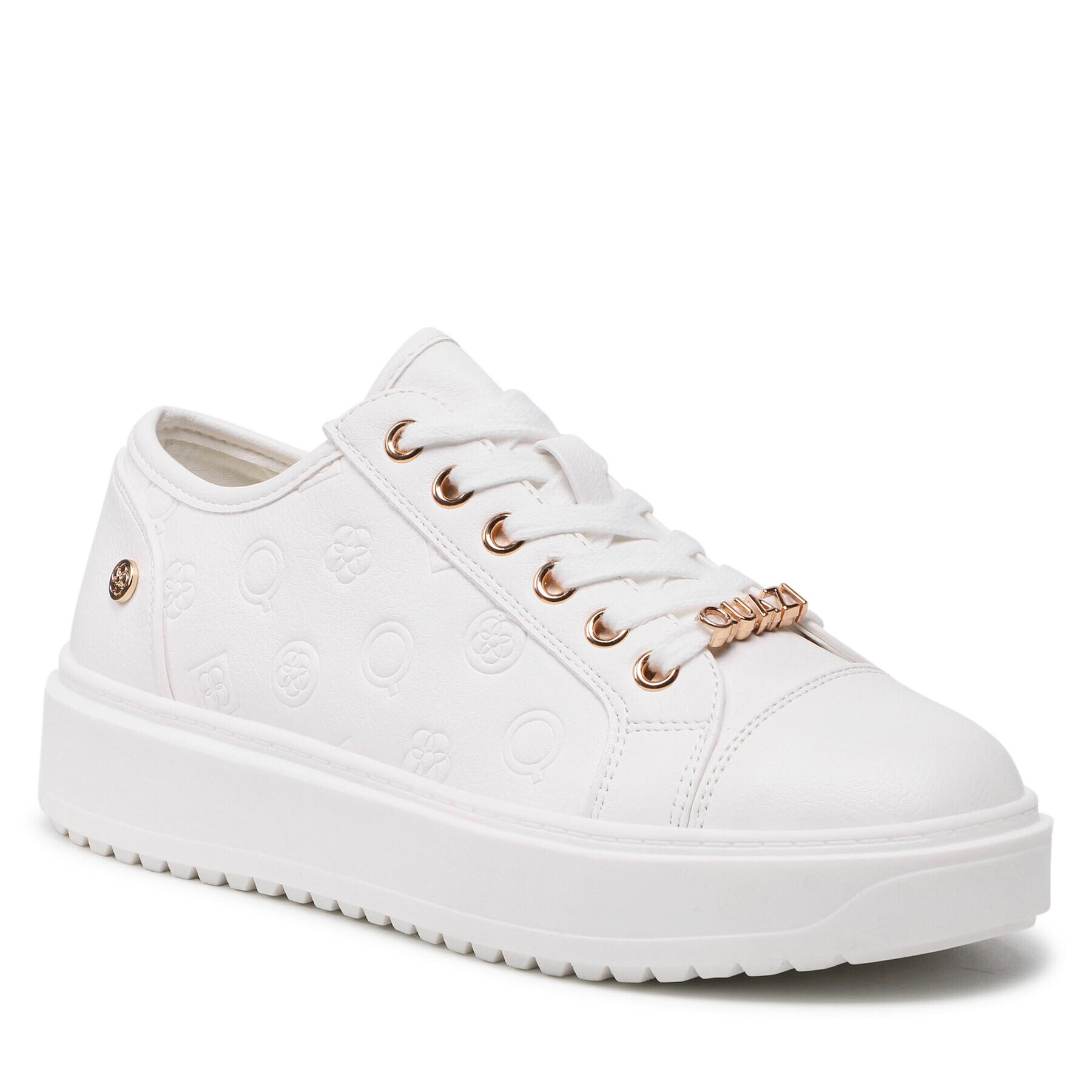 QUAZI Sneakers WS5555-11 Alb - Pled.ro