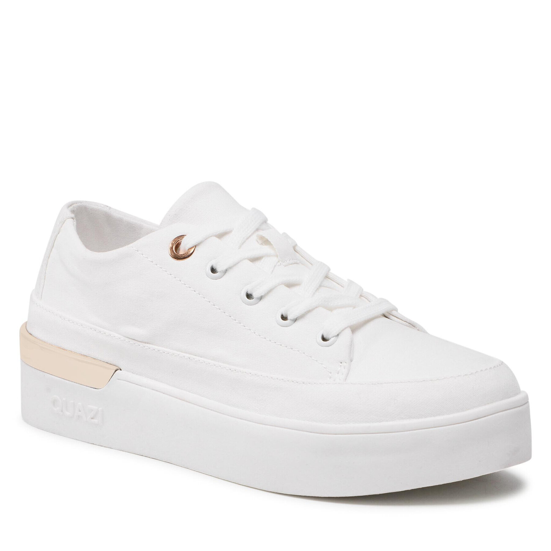 QUAZI Sneakers WS5686-05 Alb - Pled.ro