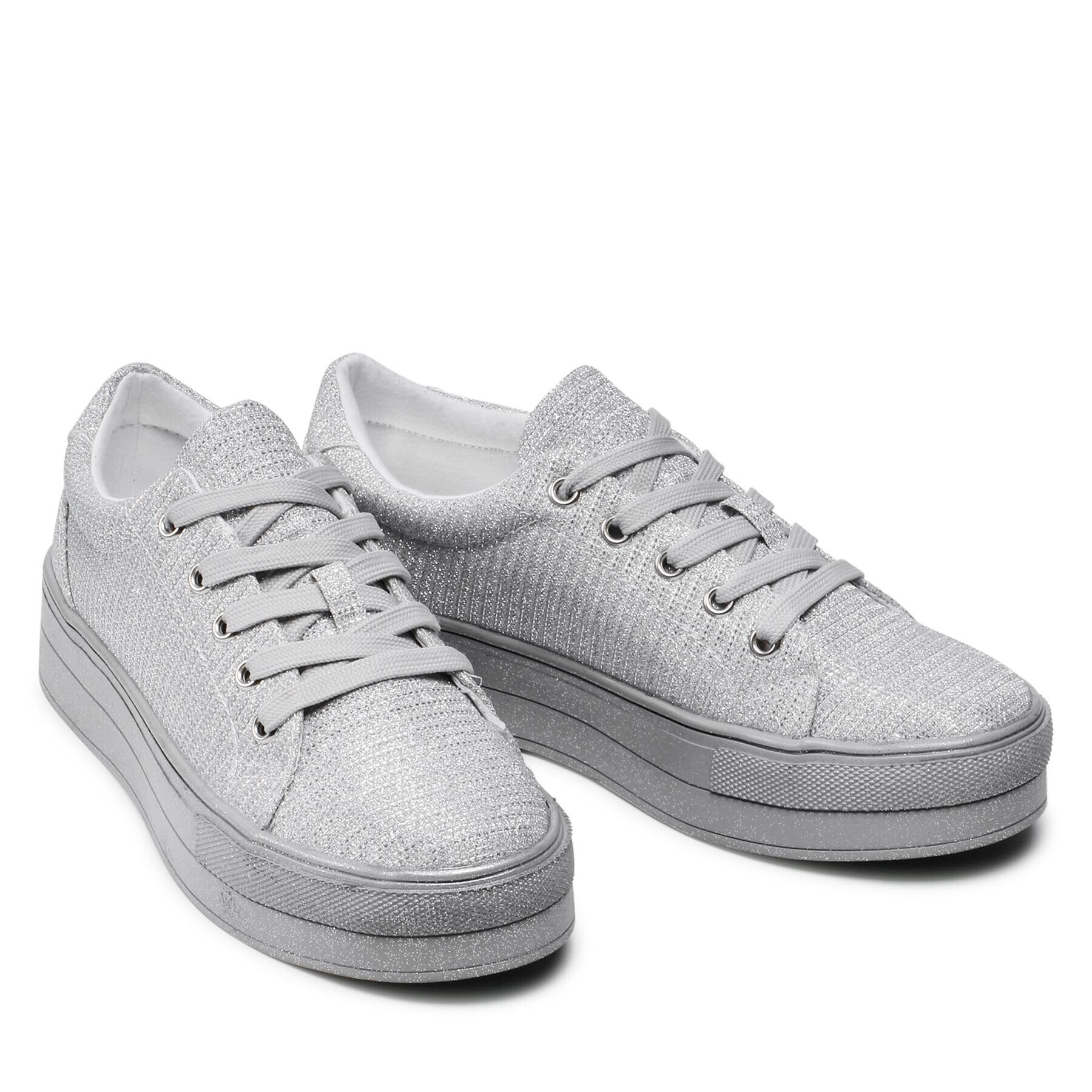 QUAZI Sneakers WS5699-04 Argintiu - Pled.ro