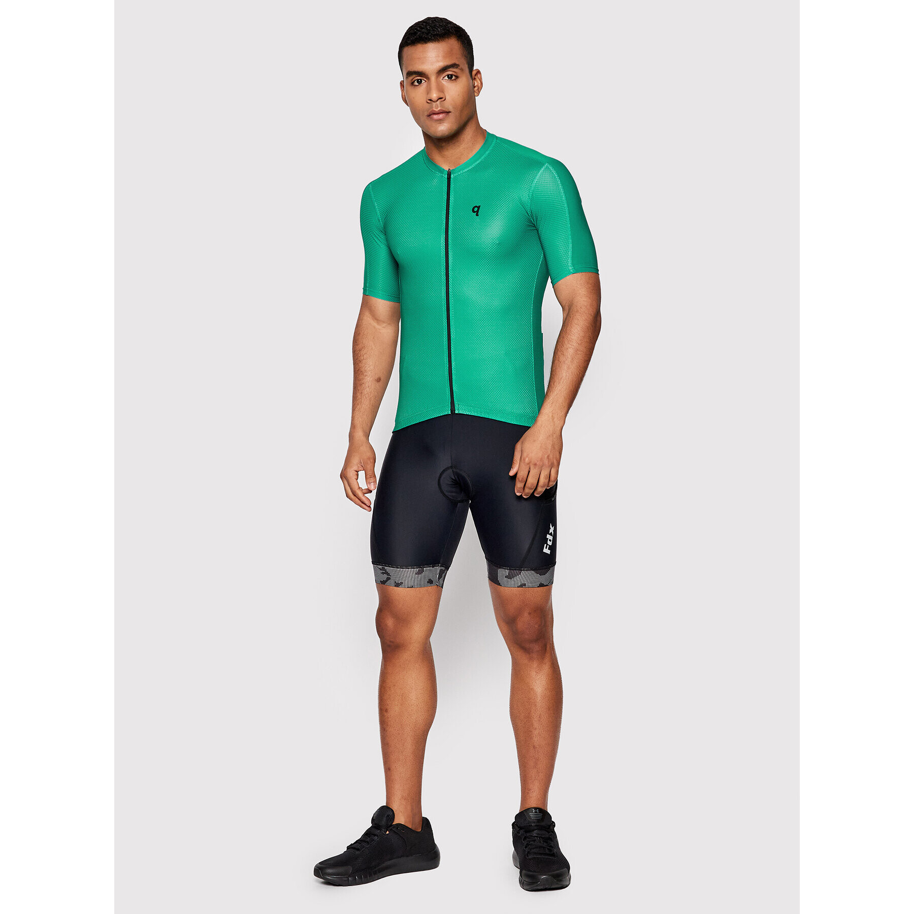 Quest Tricou de ciclism Superfly Verde Race Fit - Pled.ro