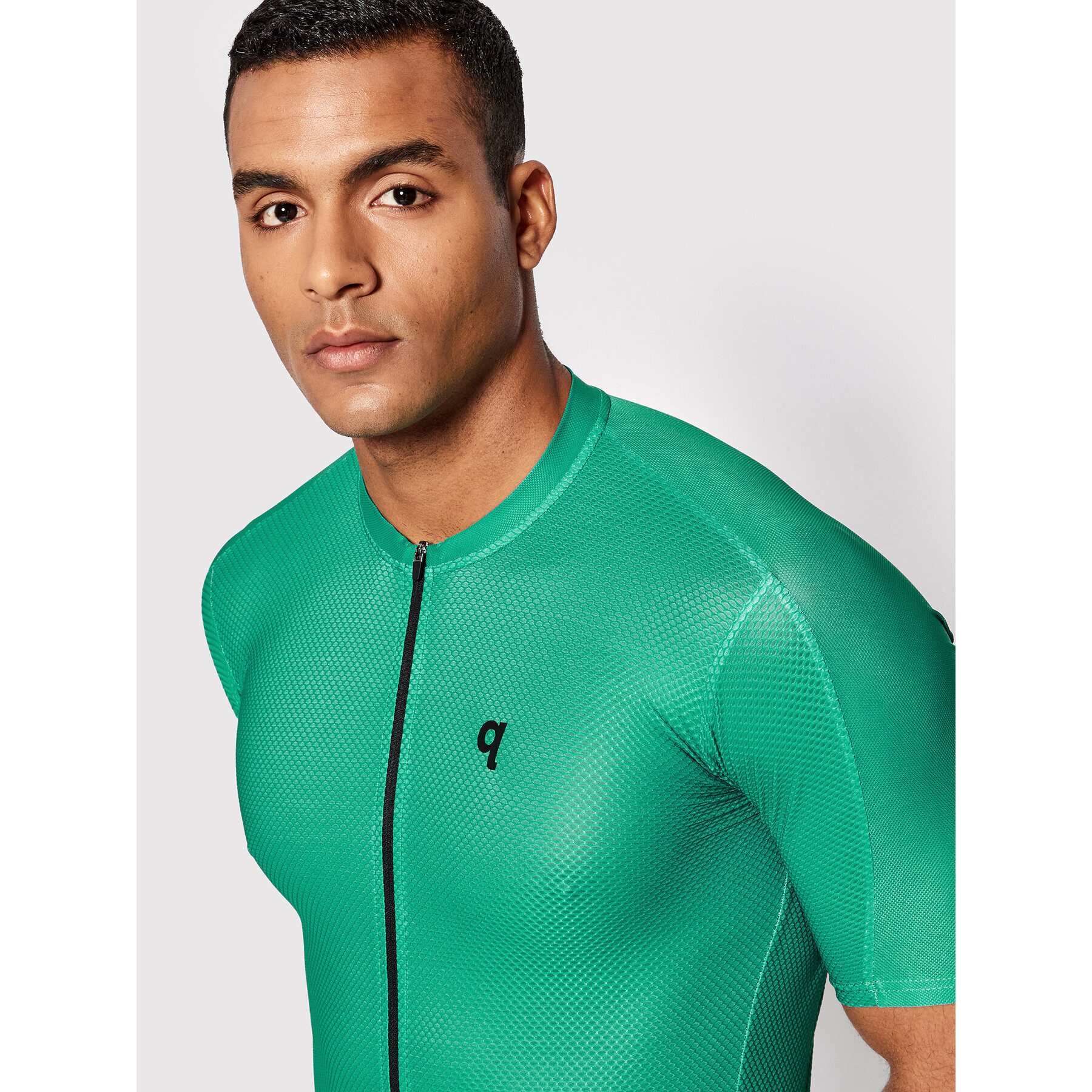 Quest Tricou de ciclism Superfly Verde Race Fit - Pled.ro