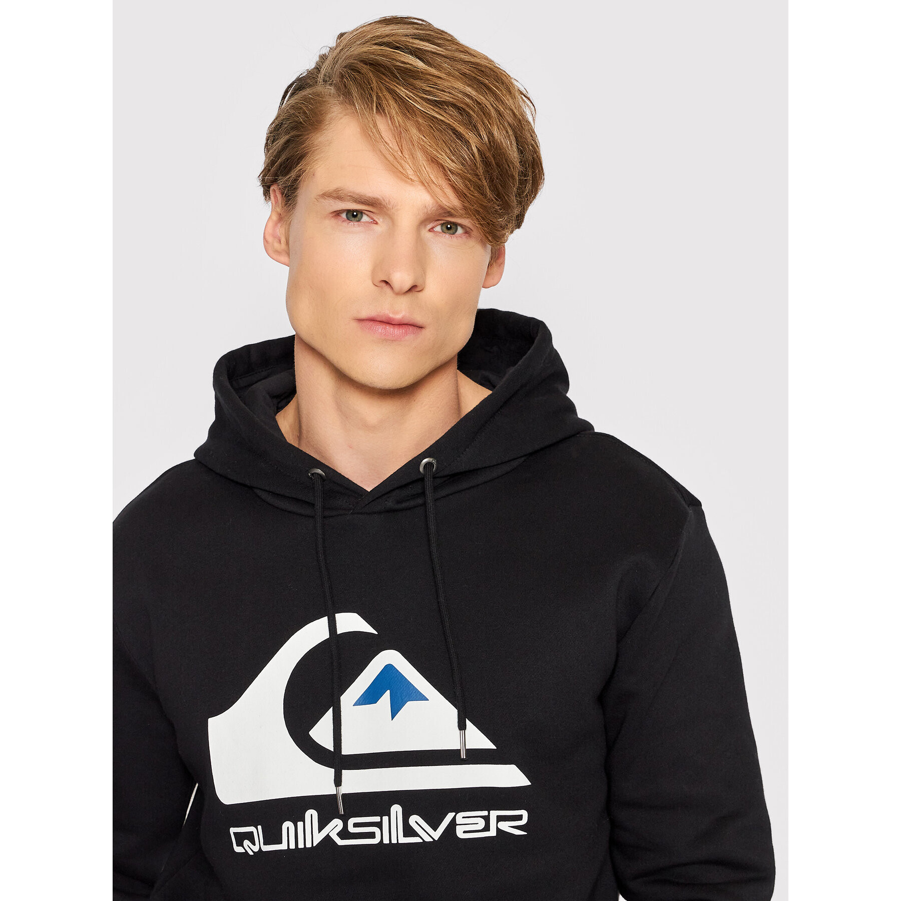 Quiksilver Bluză Big Logo EQYFT04450 Negru Regular Fit - Pled.ro