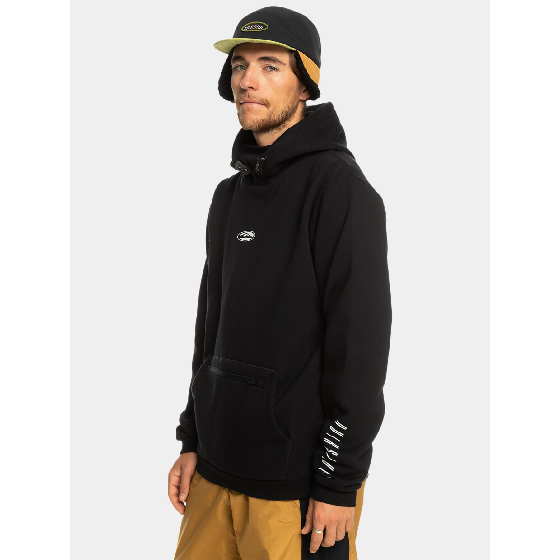 Quiksilver Bluză Big Logo Tech Otlr EQYFT04786 Negru Regular Fit - Pled.ro