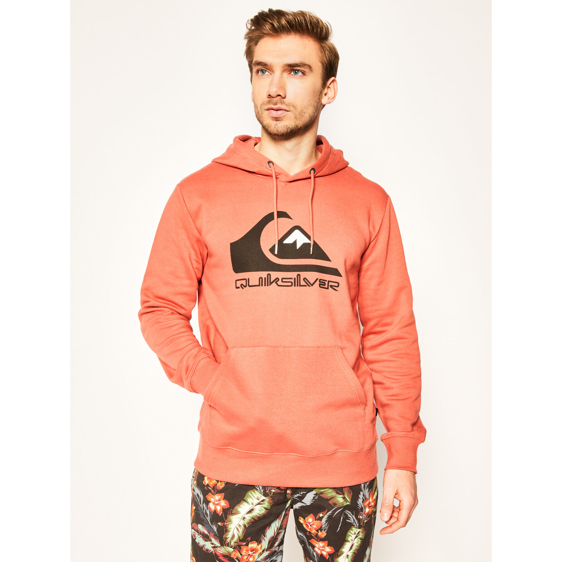 Quiksilver Bluză Comp Logo EQYFT04089 Portocaliu Regular Fit - Pled.ro