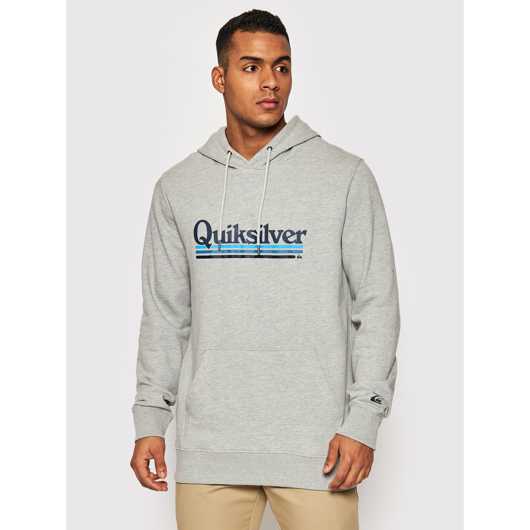 Quiksilver Bluză On The Line EQYFT04525 Gri Regular Fit - Pled.ro