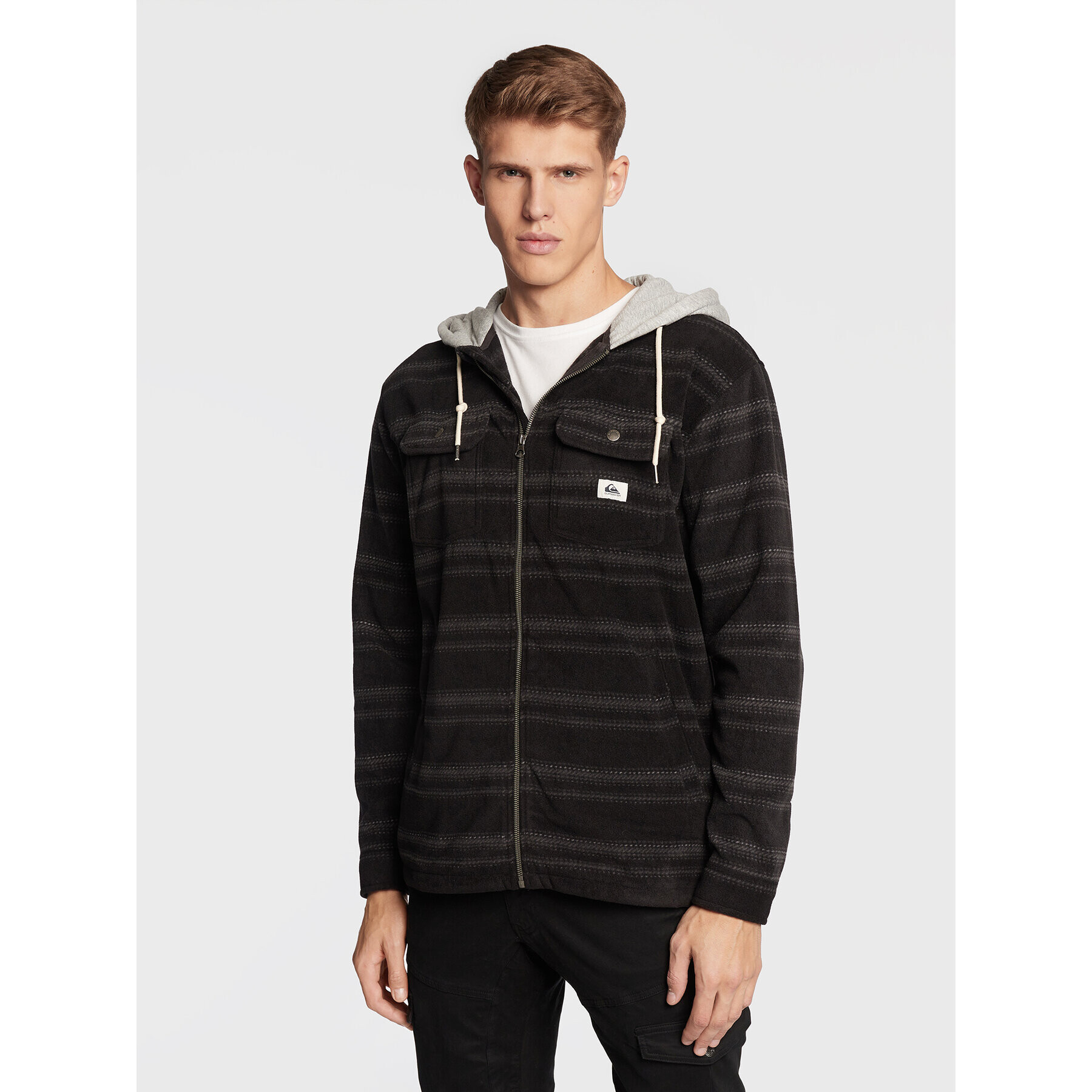 Quiksilver Bluză Super Swell EQYFT04662 Negru Regular Fit - Pled.ro