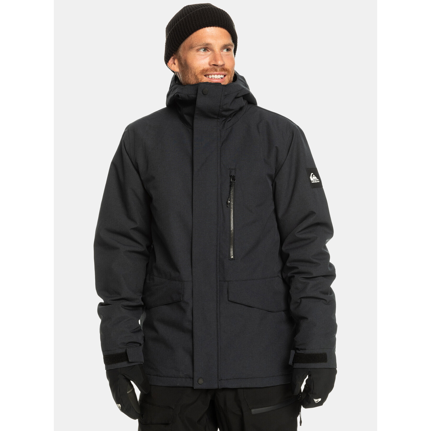 Quiksilver Geacă de schi Mission Soli Jk Snjt EQYTJ03266 Negru Regular Fit - Pled.ro