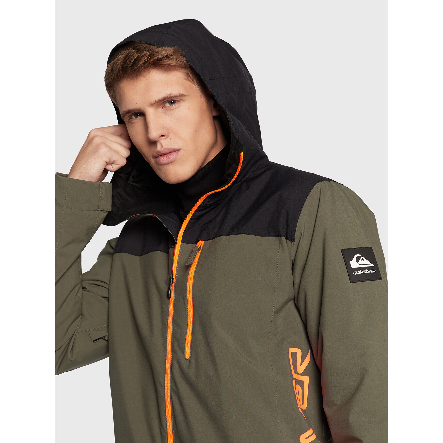 Quiksilver Geacă de schi Morton EQYTJ03375 Verde Relaxed Fit - Pled.ro