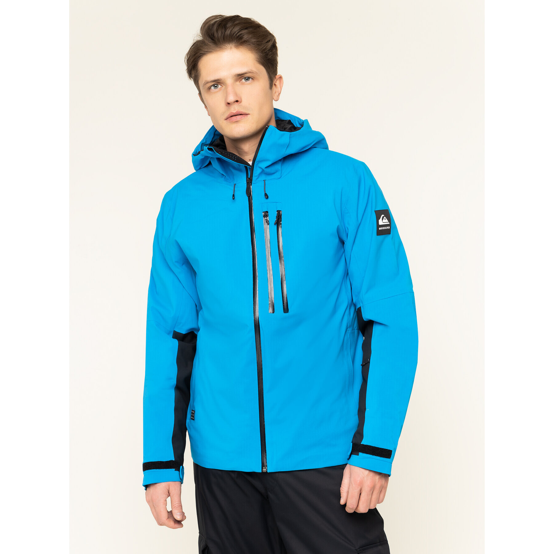 Quiksilver Geacă de schi Stretch Fjord EQYTJ03210 Albastru Regular Fit - Pled.ro