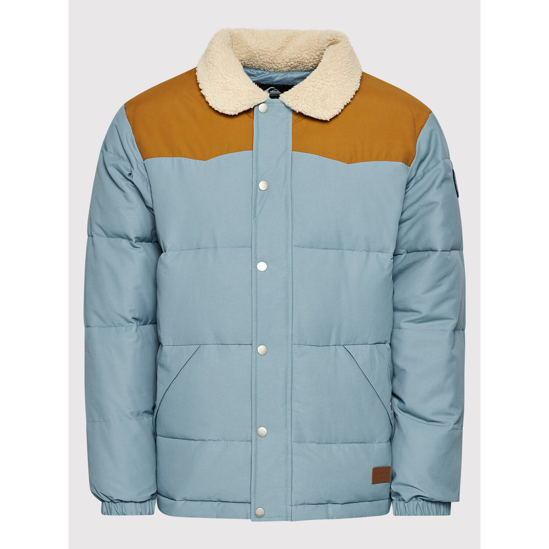 Quiksilver Geacă din puf The Puffer EQYJK03759 Albastru Classic Fit - Pled.ro