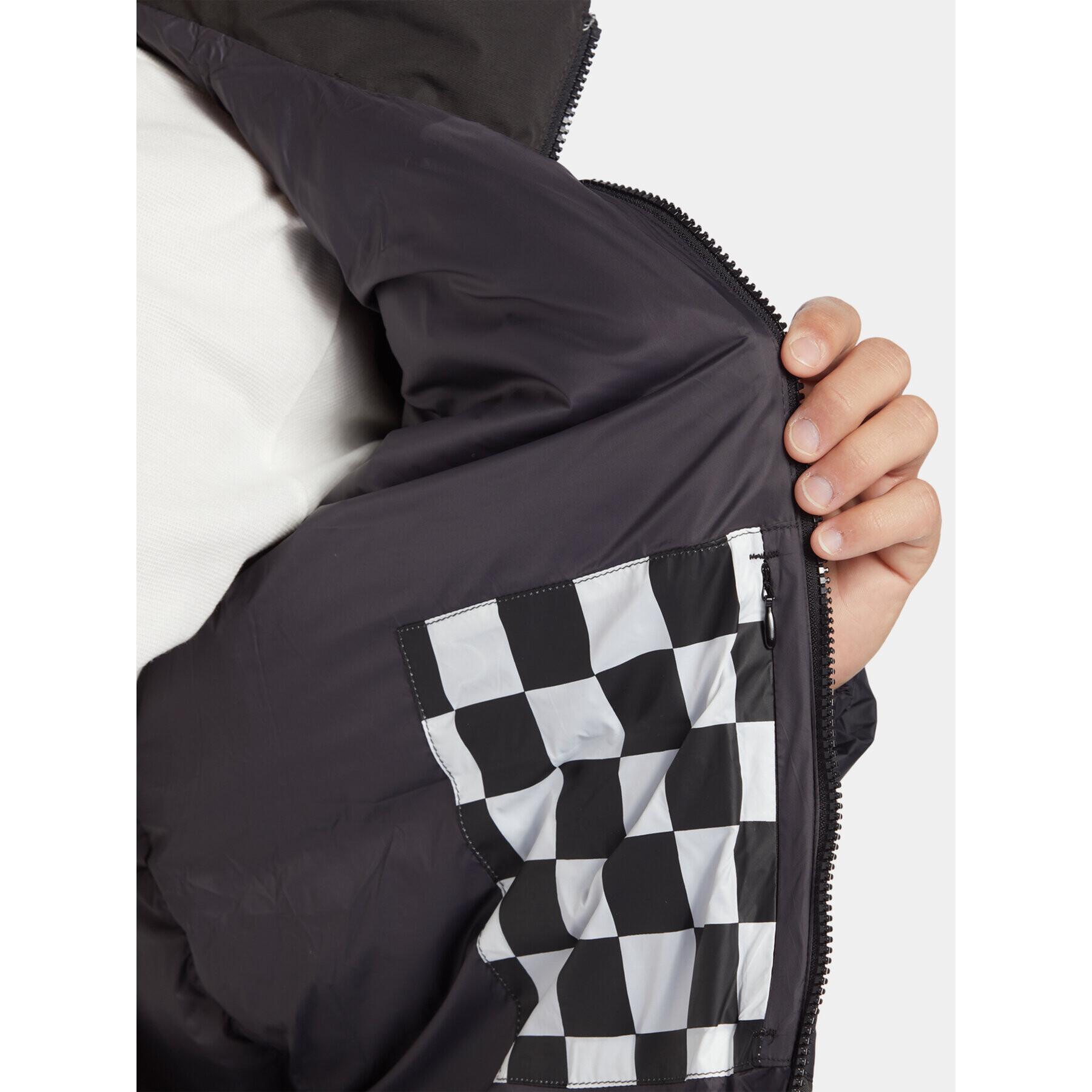 Quiksilver Geacă din puf Wolfs Shoulder Jckt EQYJK03990 Negru Regular Fit - Pled.ro