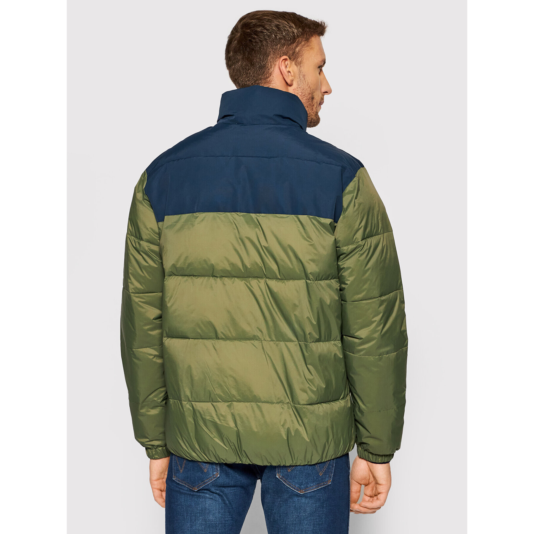 Quiksilver Geacă din puf Wolfs Shoulders EQYJK03760 Verde Regular Fit - Pled.ro