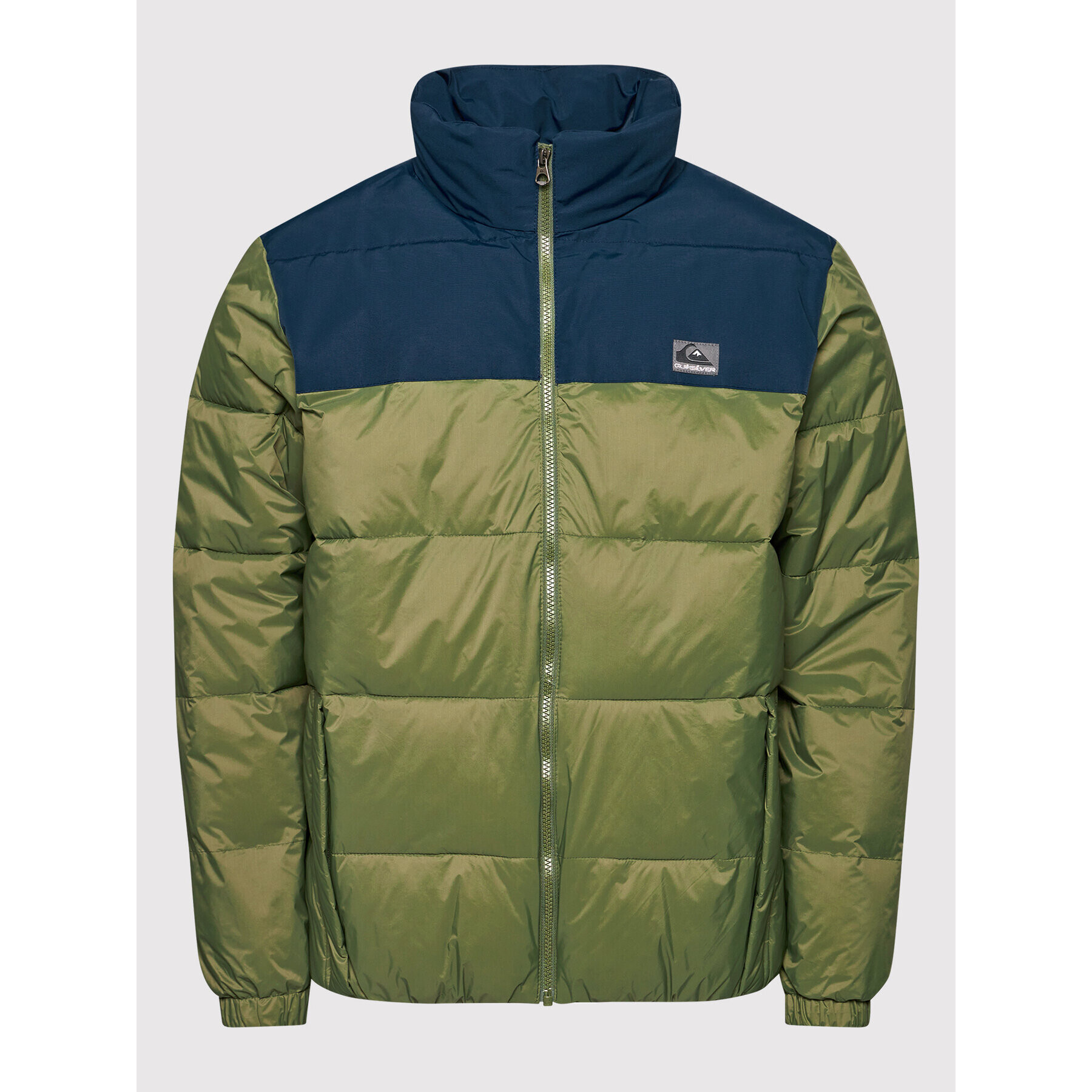 Quiksilver Geacă din puf Wolfs Shoulders EQYJK03760 Verde Regular Fit - Pled.ro