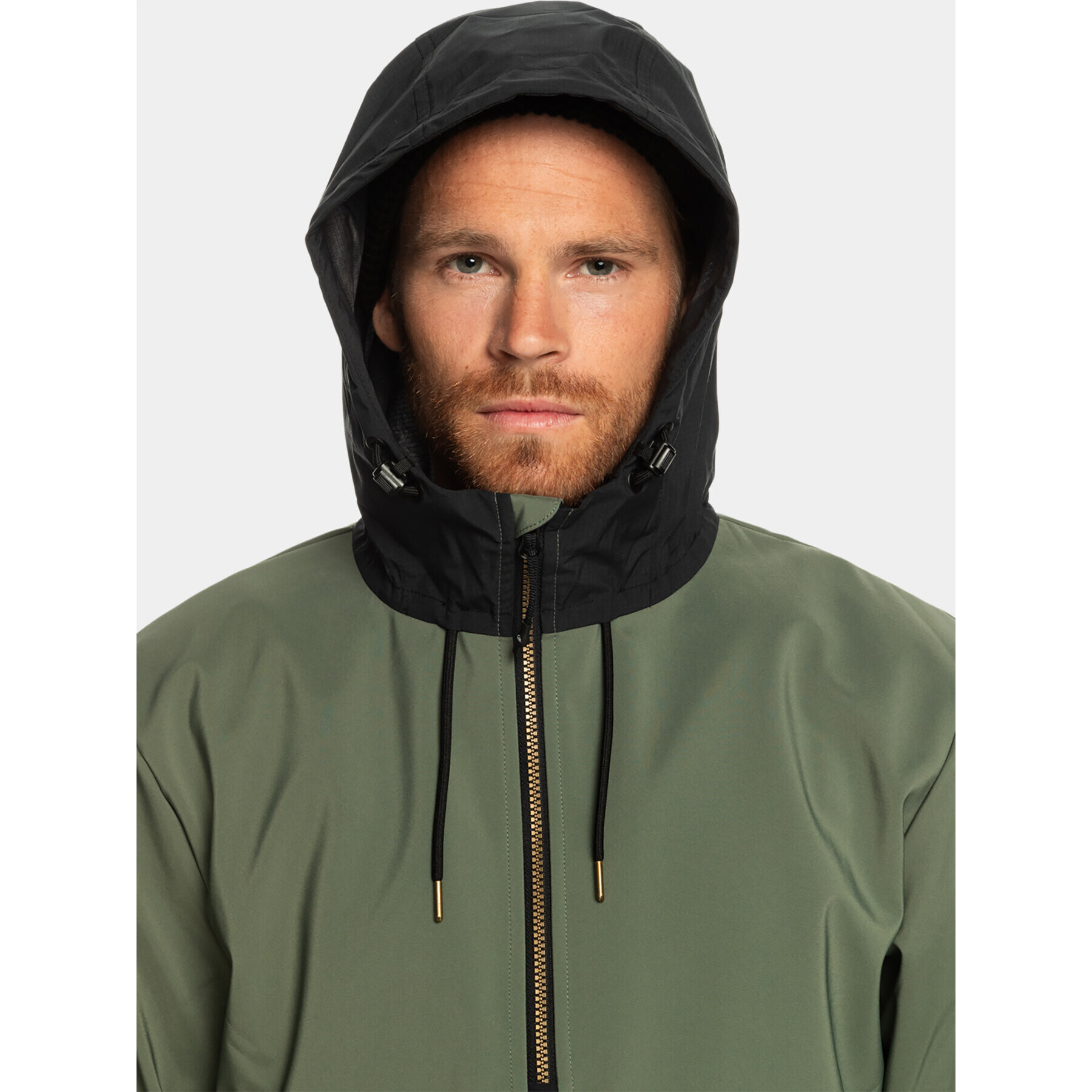 Quiksilver Geacă fără fermoar Live For The Ri EQYFT04835 Verde Regular Fit - Pled.ro