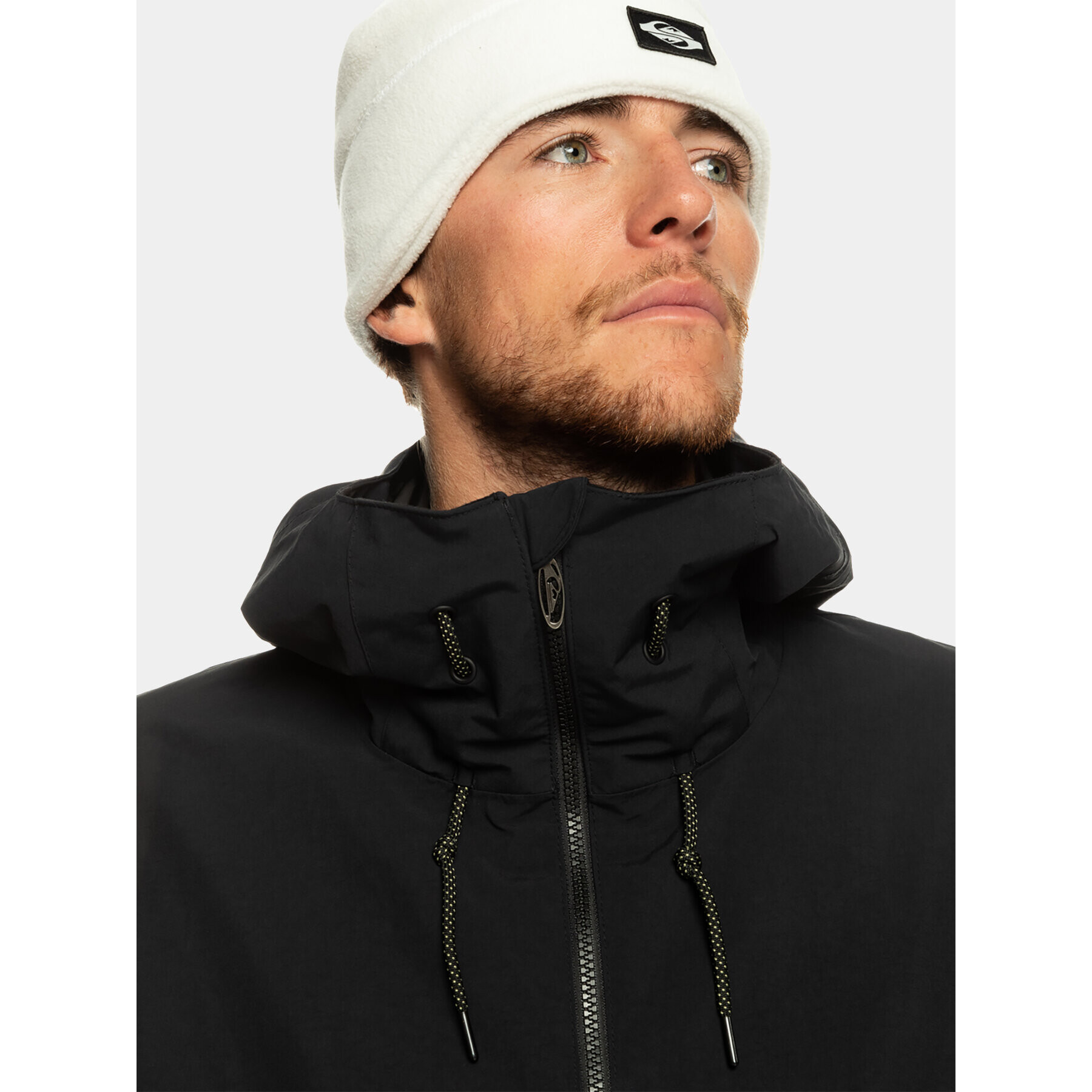 Quiksilver Geacă fără fermoar Steeze Jk Snjt EQYTJ03421 Negru Regular Fit - Pled.ro