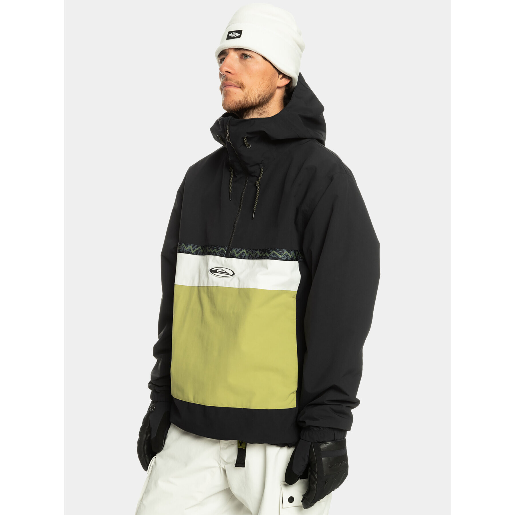 Quiksilver Geacă fără fermoar Steeze Jk Snjt EQYTJ03421 Negru Regular Fit - Pled.ro