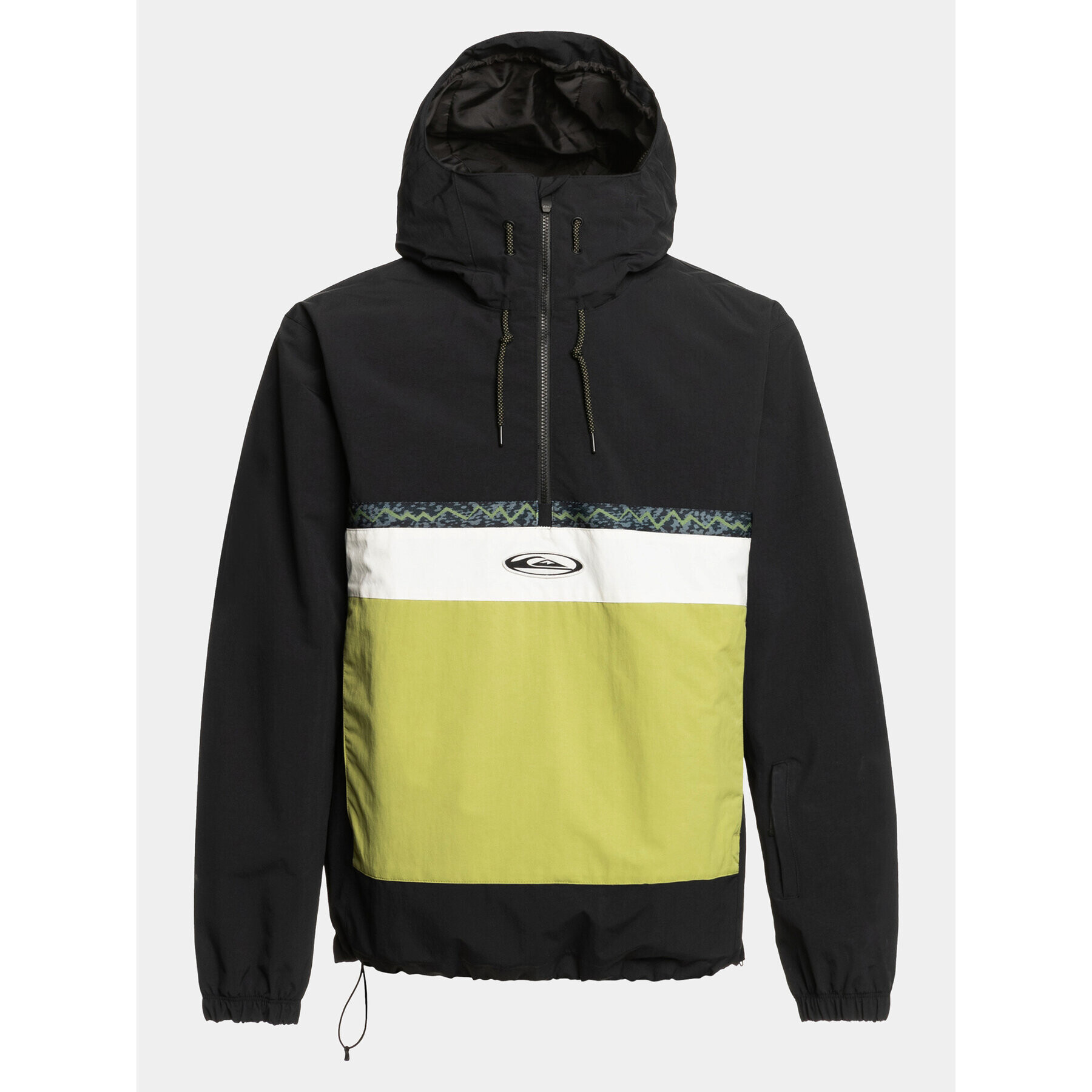 Quiksilver Geacă fără fermoar Steeze Jk Snjt EQYTJ03421 Negru Regular Fit - Pled.ro