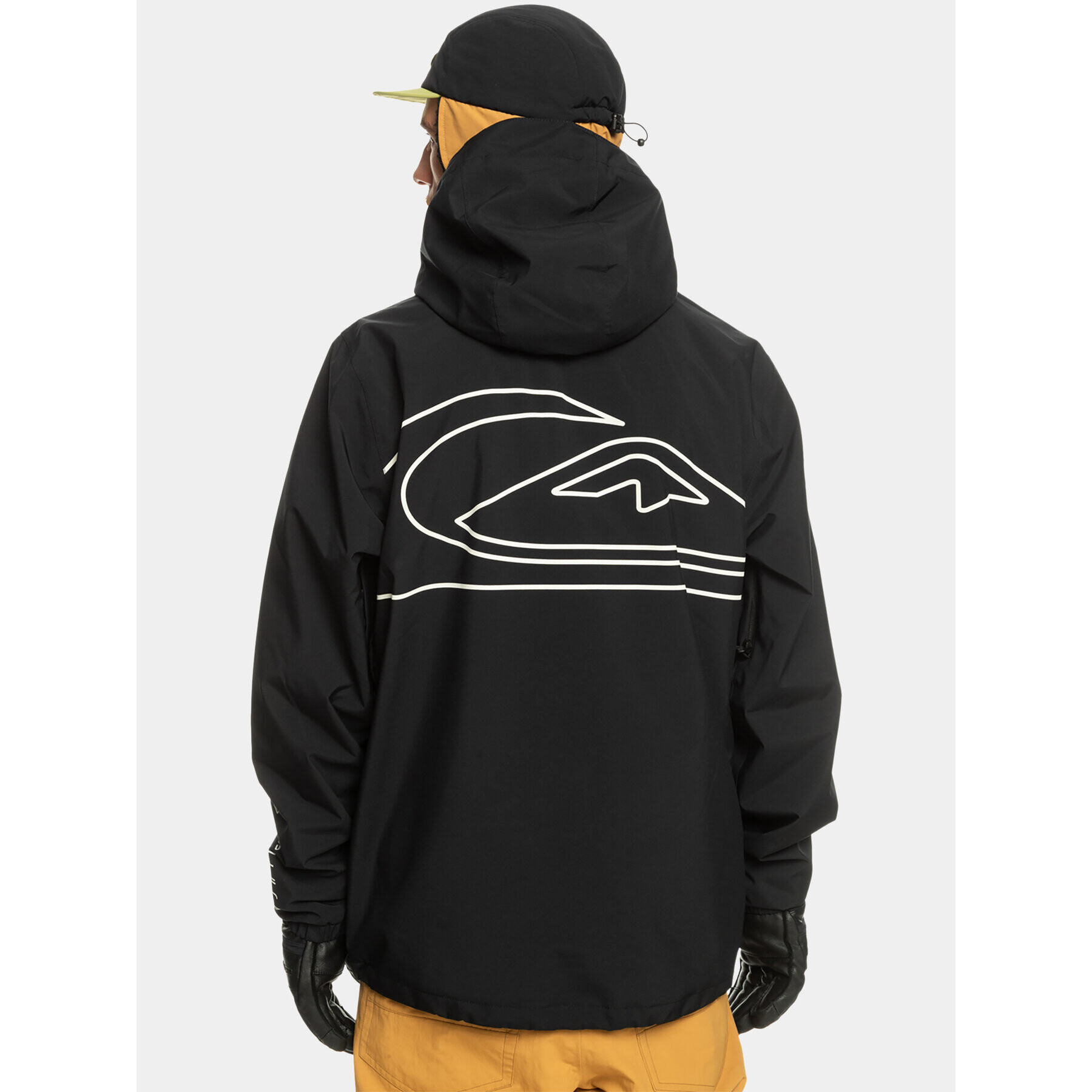 Quiksilver Geacă outdoor High In Th Hood EQYTJ03436 Negru Regular Fit - Pled.ro