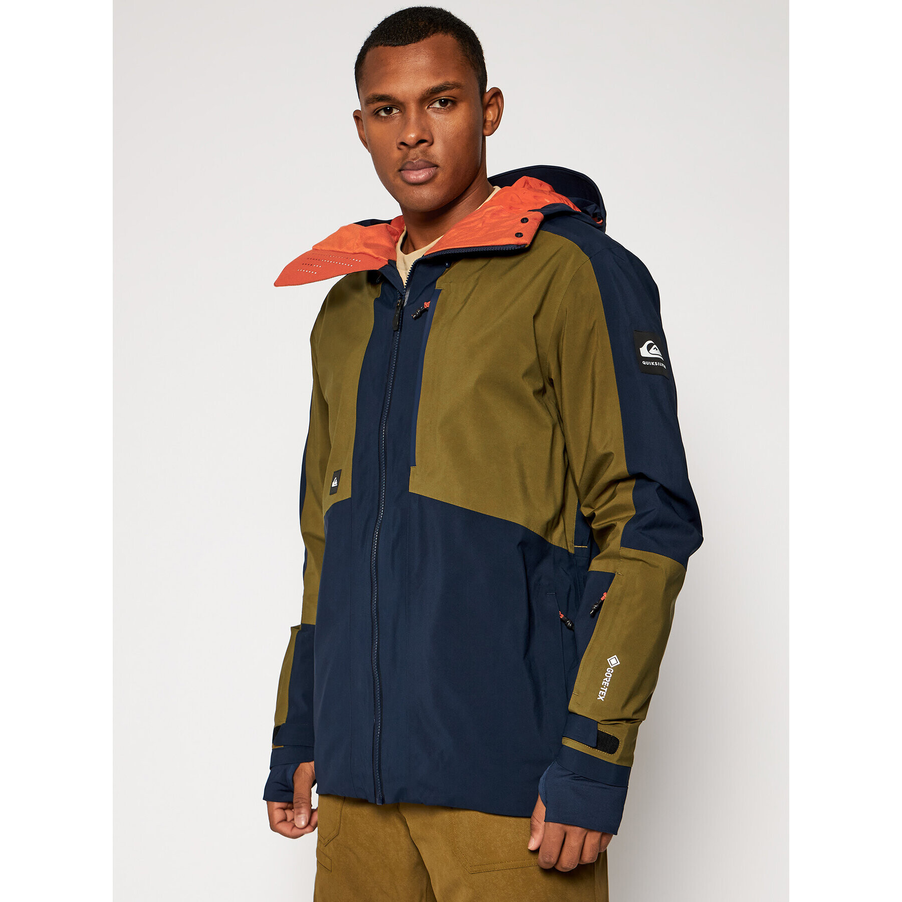 Quiksilver Geacă pentru snowboard Forever EQYTJ03252 Verde Modern Fit - Pled.ro