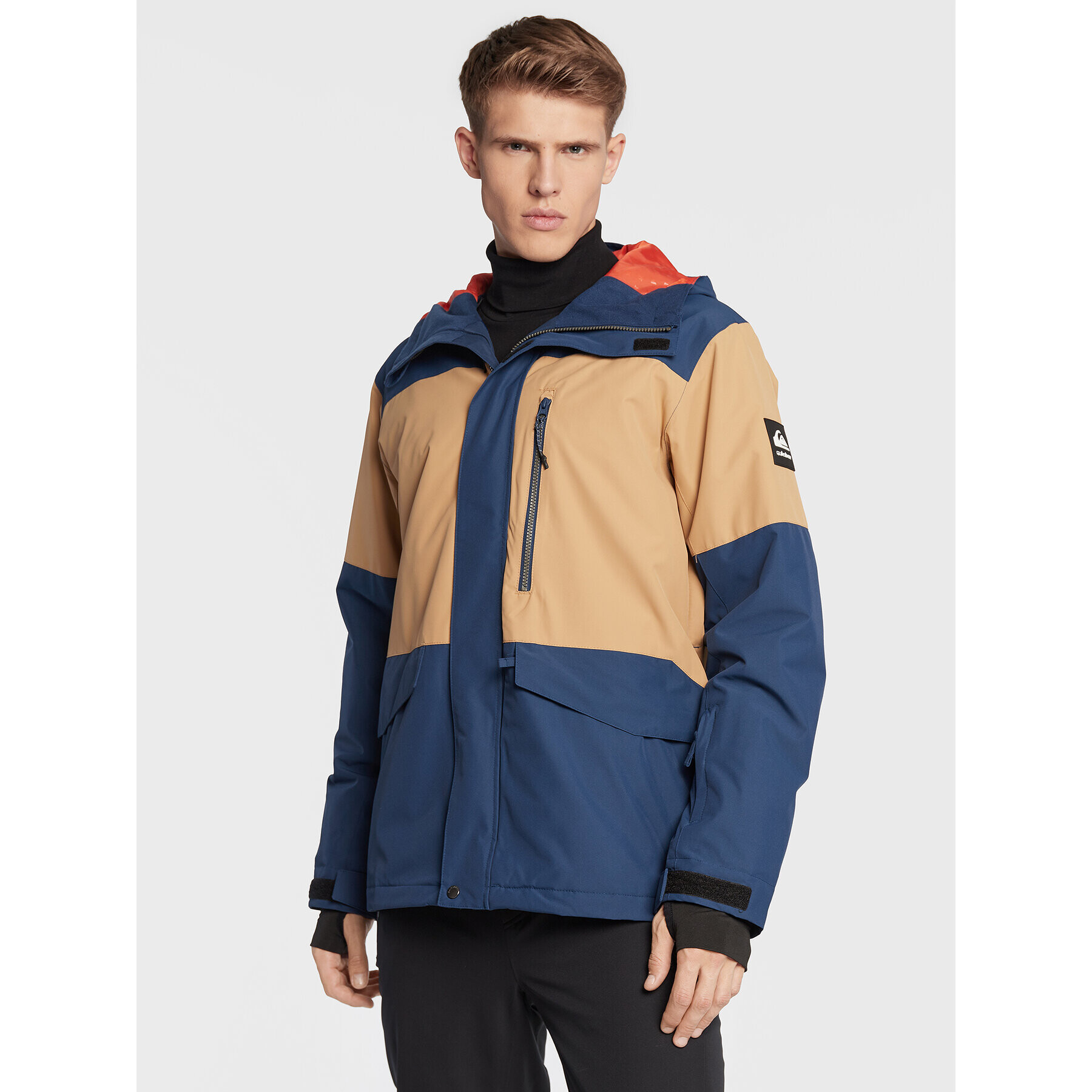 Quiksilver Geacă pentru snowboard Mission Block EQYTJ03379 Bleumarin Modern Fit - Pled.ro