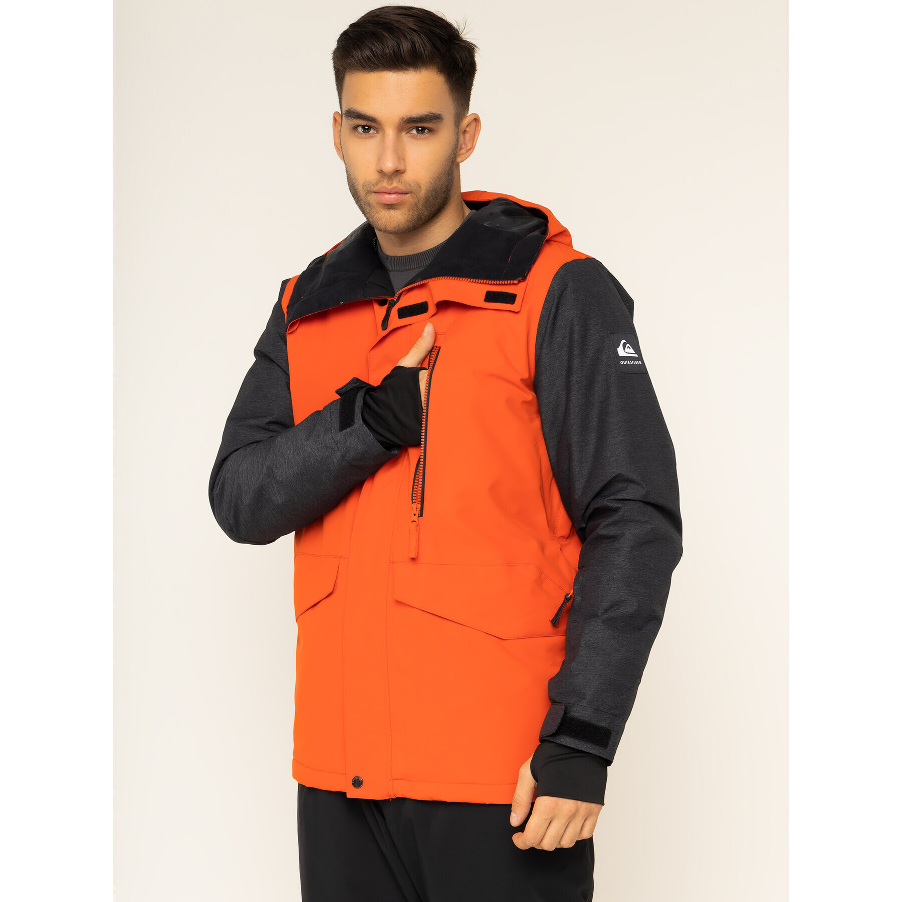 Quiksilver Geacă pentru snowboard Mission EQYTJ03221 Portocaliu Modern Fit - Pled.ro