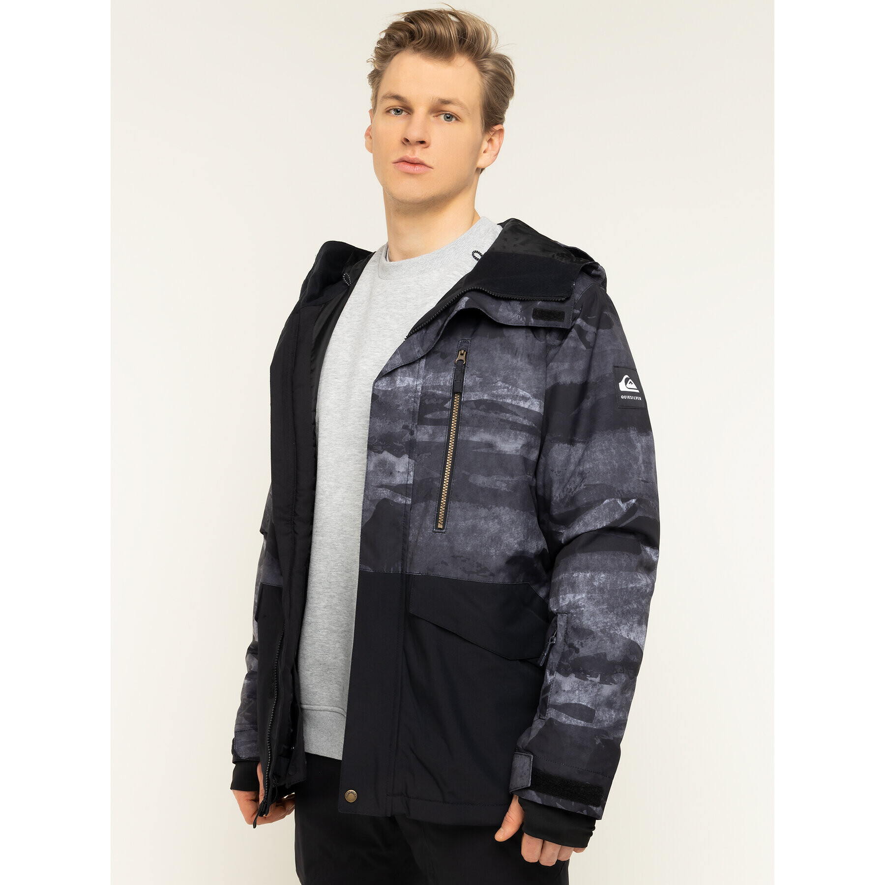 Quiksilver Geacă pentru snowboard Mission EQYTJ03237 Negru Modern Fit - Pled.ro