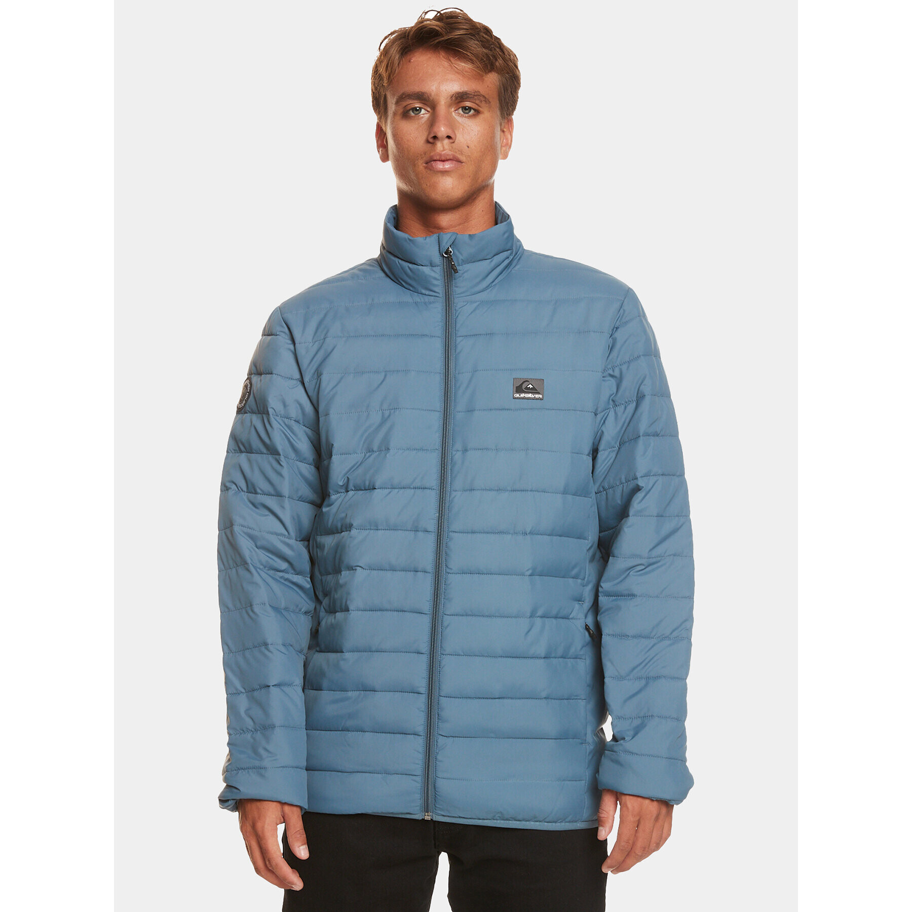 Quiksilver Geacă Scaly Fz Jckt EQYJK04007 Albastru Regular Fit - Pled.ro