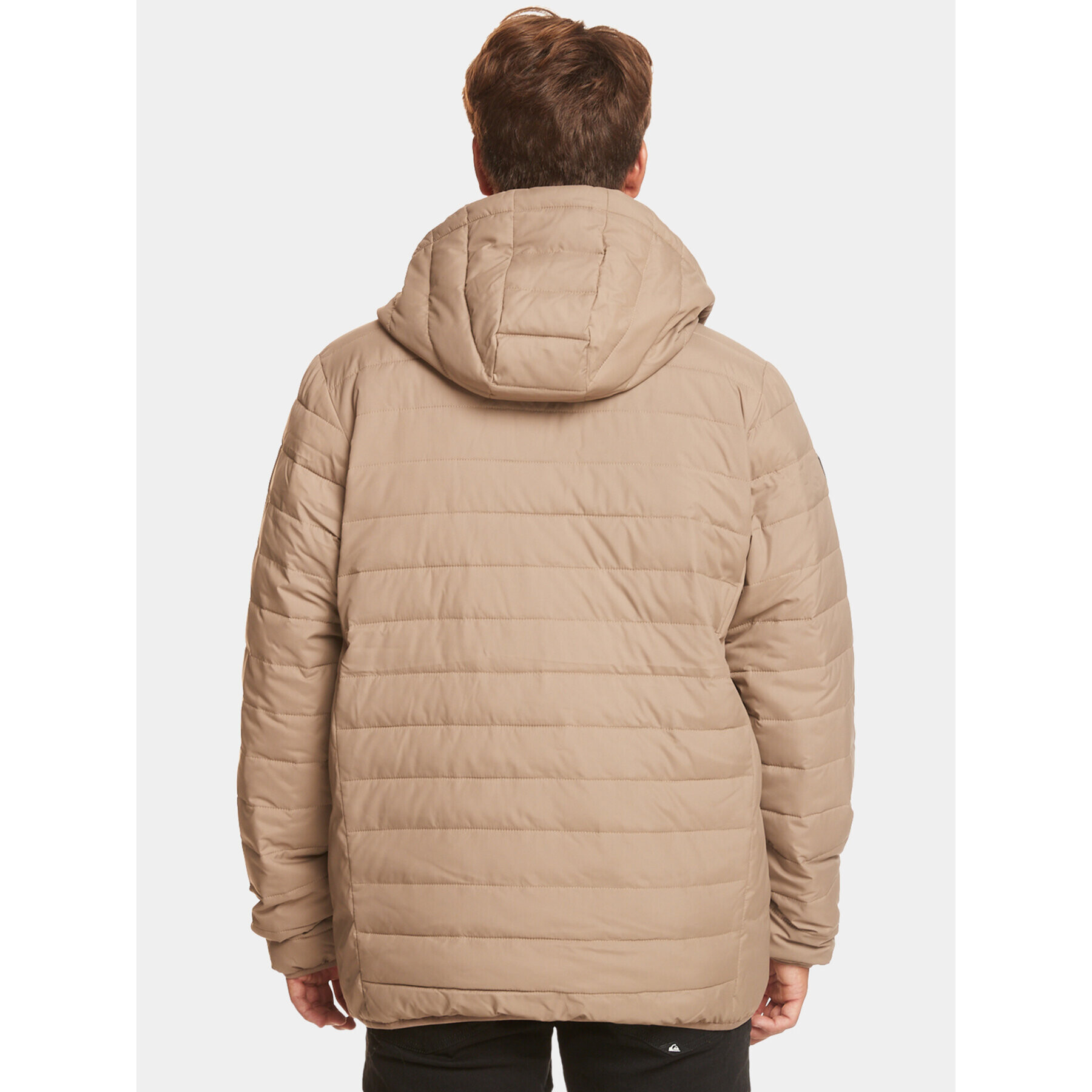 Quiksilver Geacă Scaly Hood Jckt EQYJK04008 Bej Regular Fit - Pled.ro