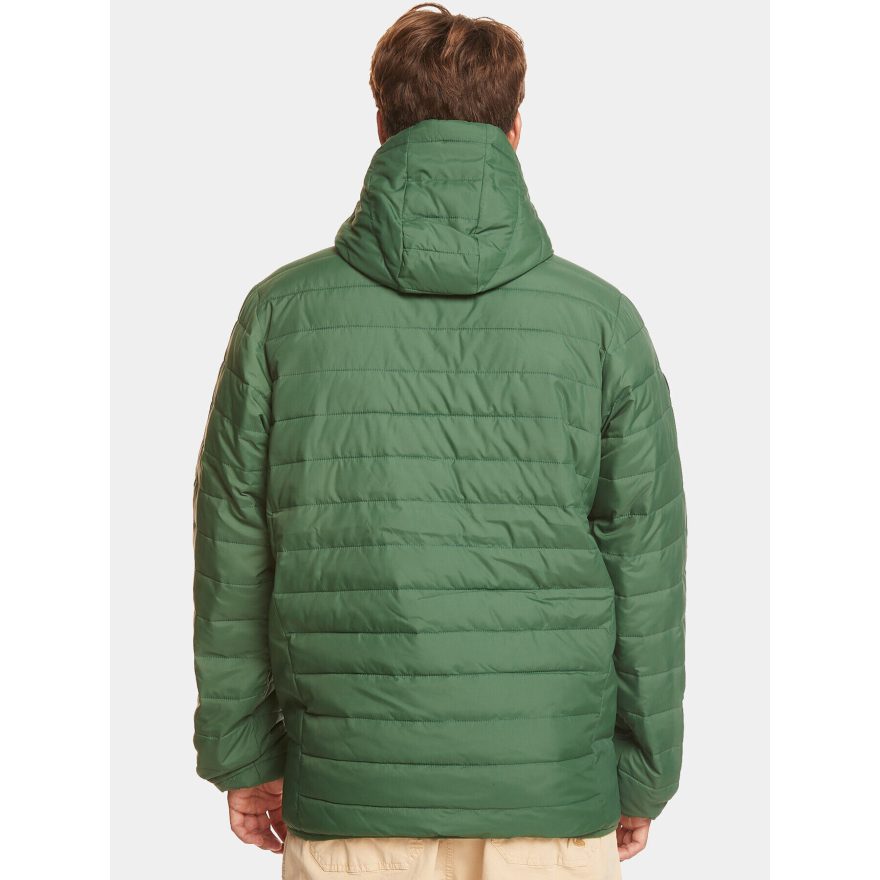 Quiksilver Geacă Scaly Hood Jckt EQYJK04008 Verde Regular Fit - Pled.ro