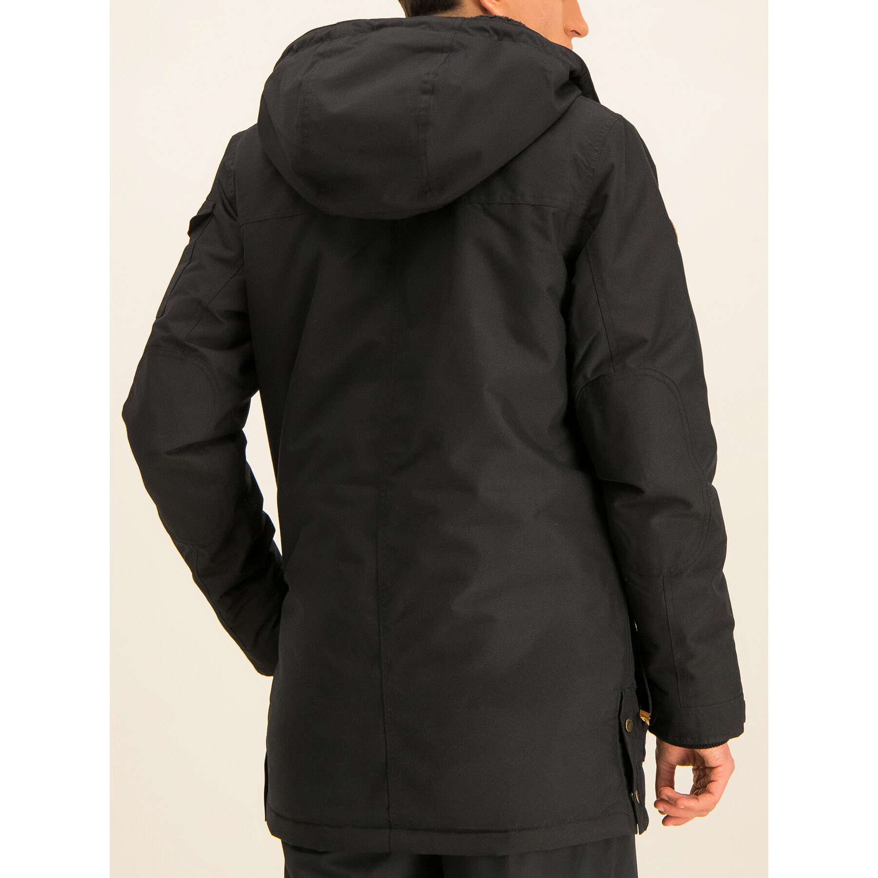 Quiksilver Hanorac Ferris EQYJK03489 Negru Parka Fit - Pled.ro