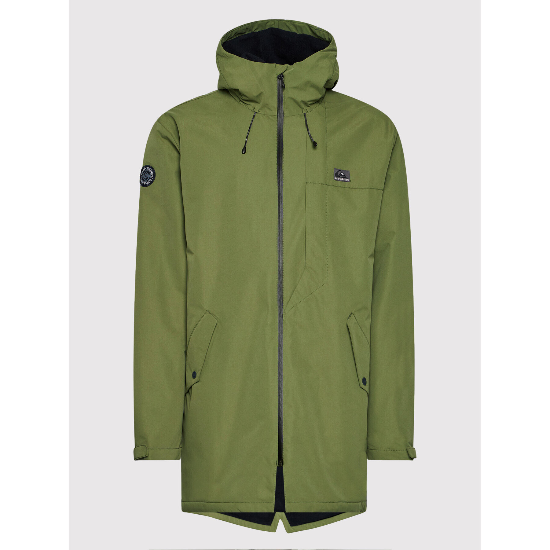 Quiksilver Hanorac Skyward EQYJK03758 Verde Regular Fit - Pled.ro