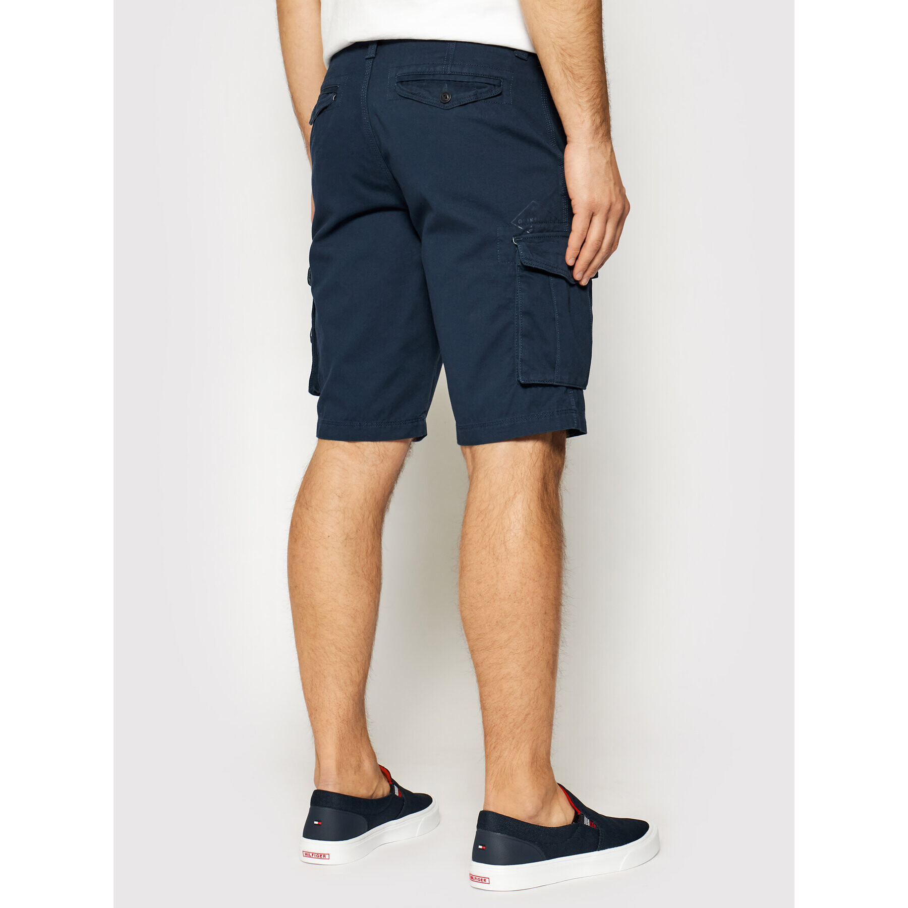 Quiksilver Pantalon scurți din material Crucial Battle EQYWS03456 Bleumarin Tapered Fit - Pled.ro