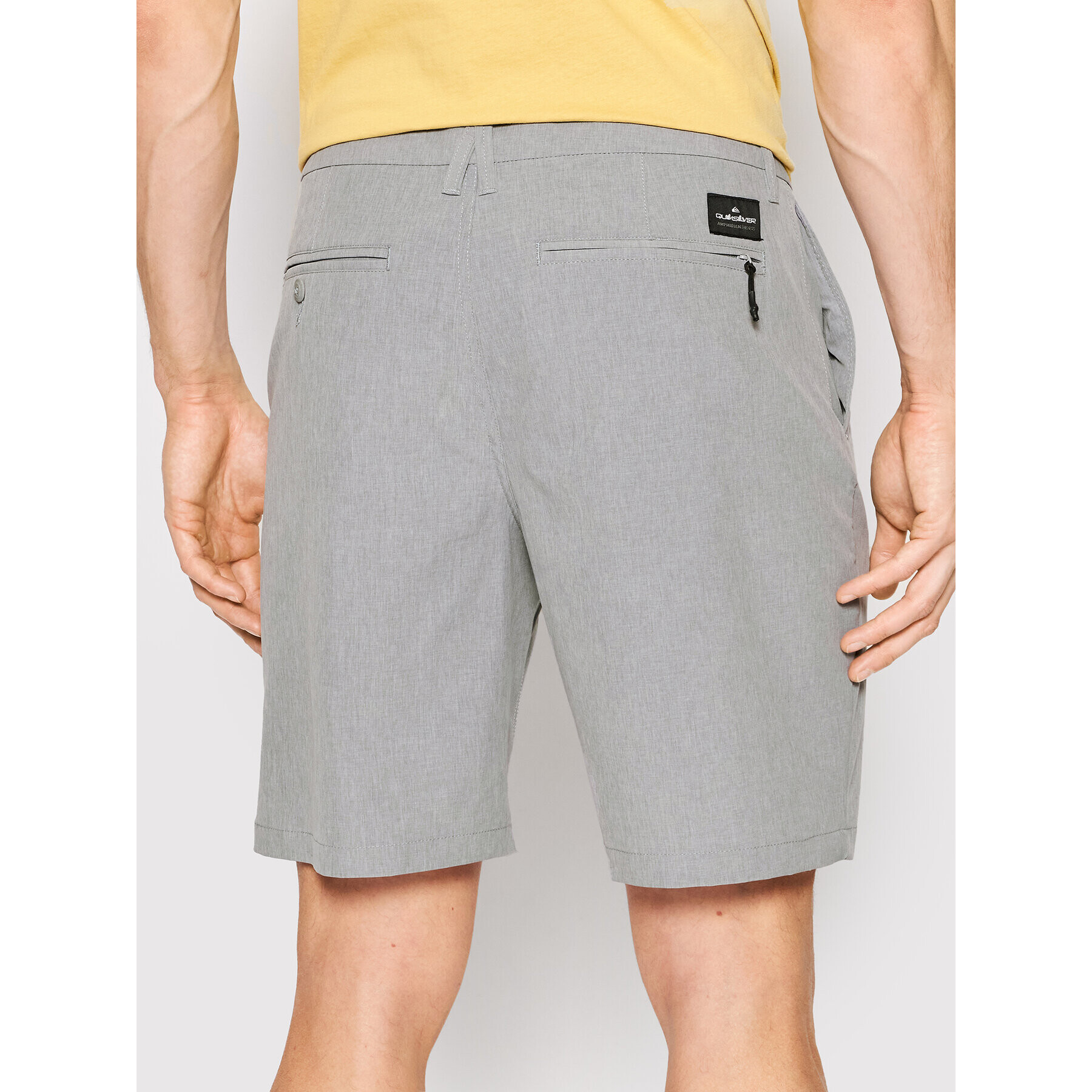 Quiksilver Pantalon scurți din material Union Heather 19" EQYWS03795 Gri Regular Fit - Pled.ro