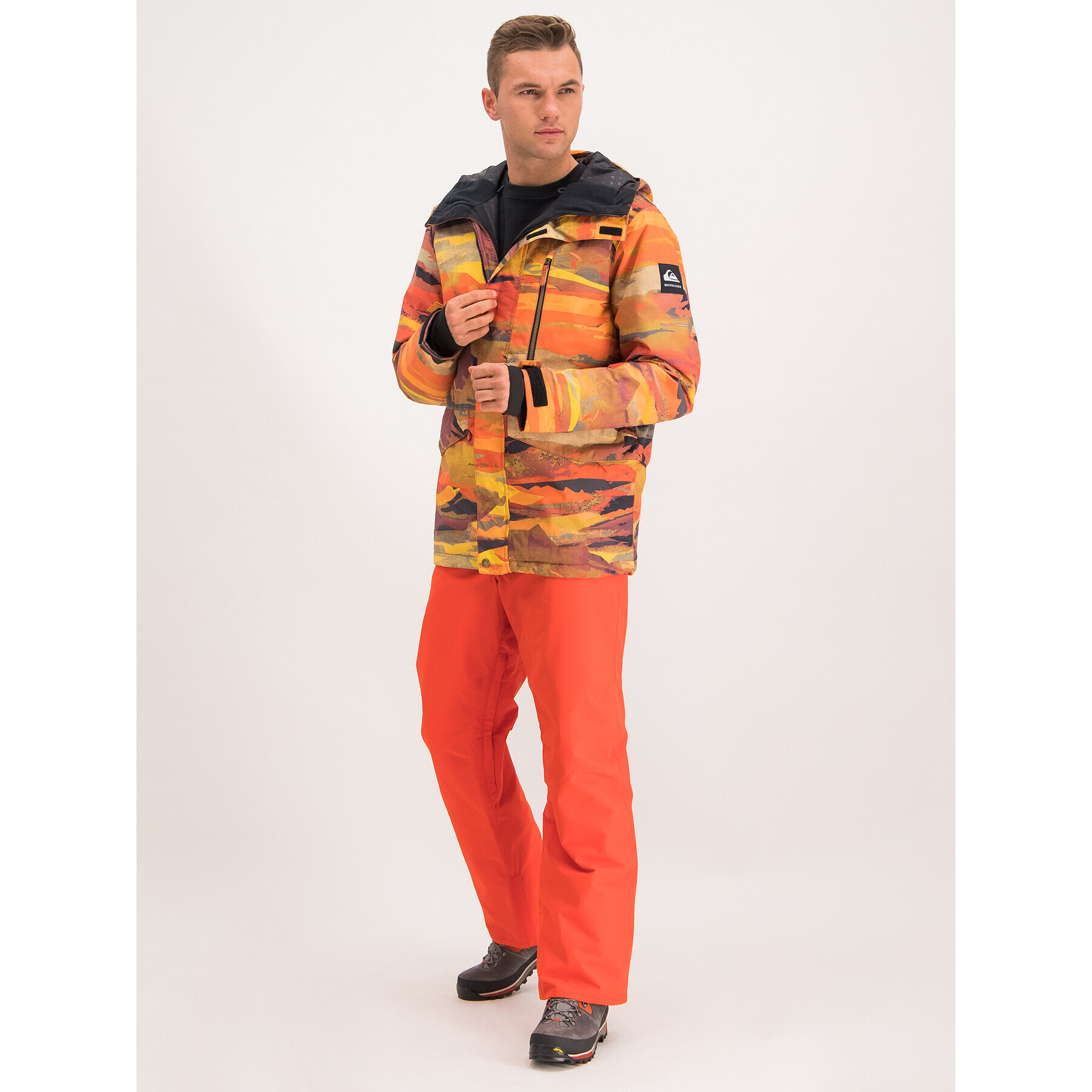 Quiksilver Pantaloni pentru snowboard EQYTP03116 Portocaliu Modern Fit - Pled.ro