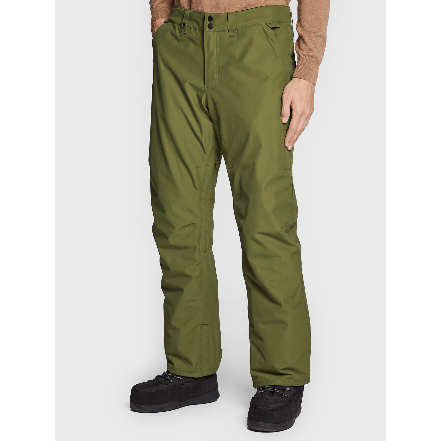 Quiksilver Pantaloni pentru snowboard Estate EQYTP03146 Kaki Regular Fit - Pled.ro