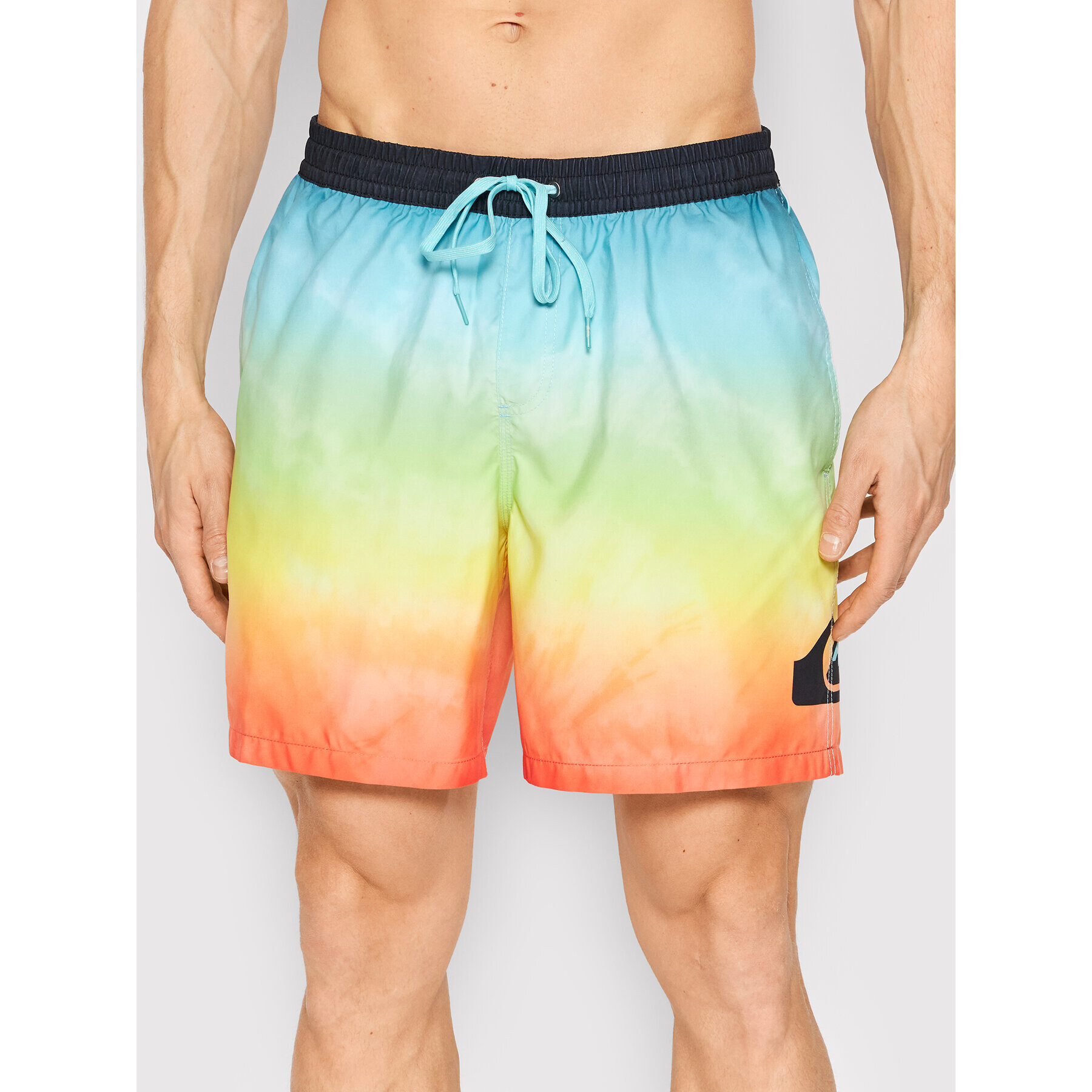 Quiksilver Pantaloni scurți pentru înot Everyday Faded Logo 17" EQYJV03839 Colorat Regular Fit - Pled.ro