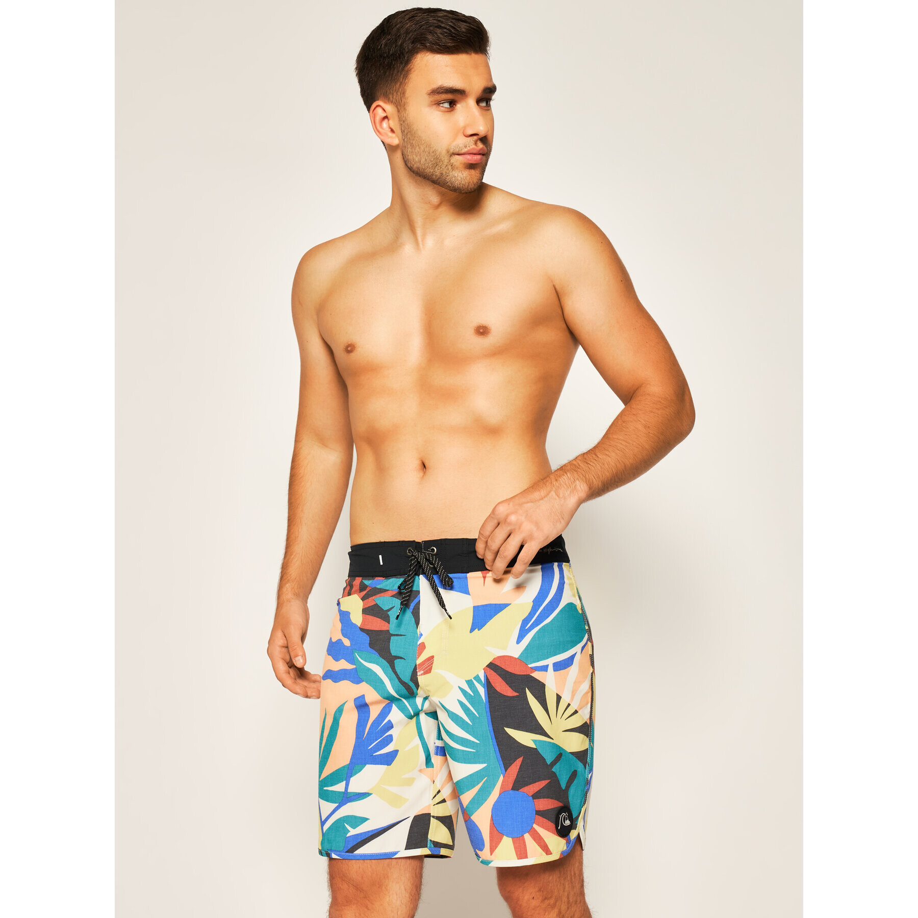 Quiksilver Pantaloni scurți pentru înot Highline Tropical Flow 19 EQYBS04311 Colorat Regular Fit - Pled.ro