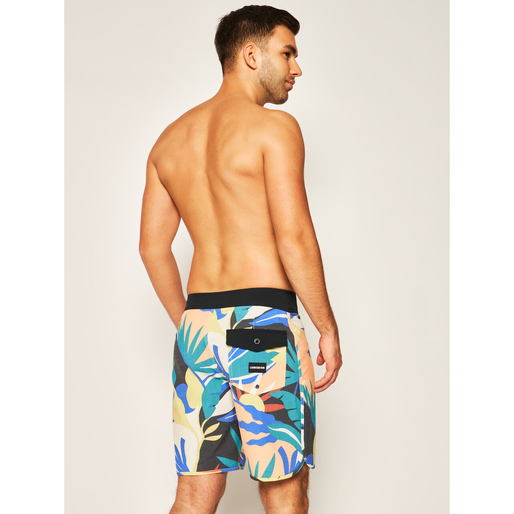 Quiksilver Pantaloni scurți pentru înot Highline Tropical Flow 19 EQYBS04311 Colorat Regular Fit - Pled.ro