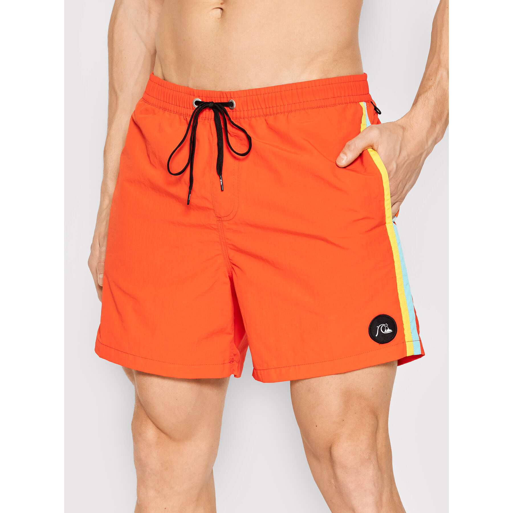 Quiksilver Pantaloni scurți pentru înot Ocean Beach Please 16" EQYJV03851 Portocaliu Regular Fit - Pled.ro