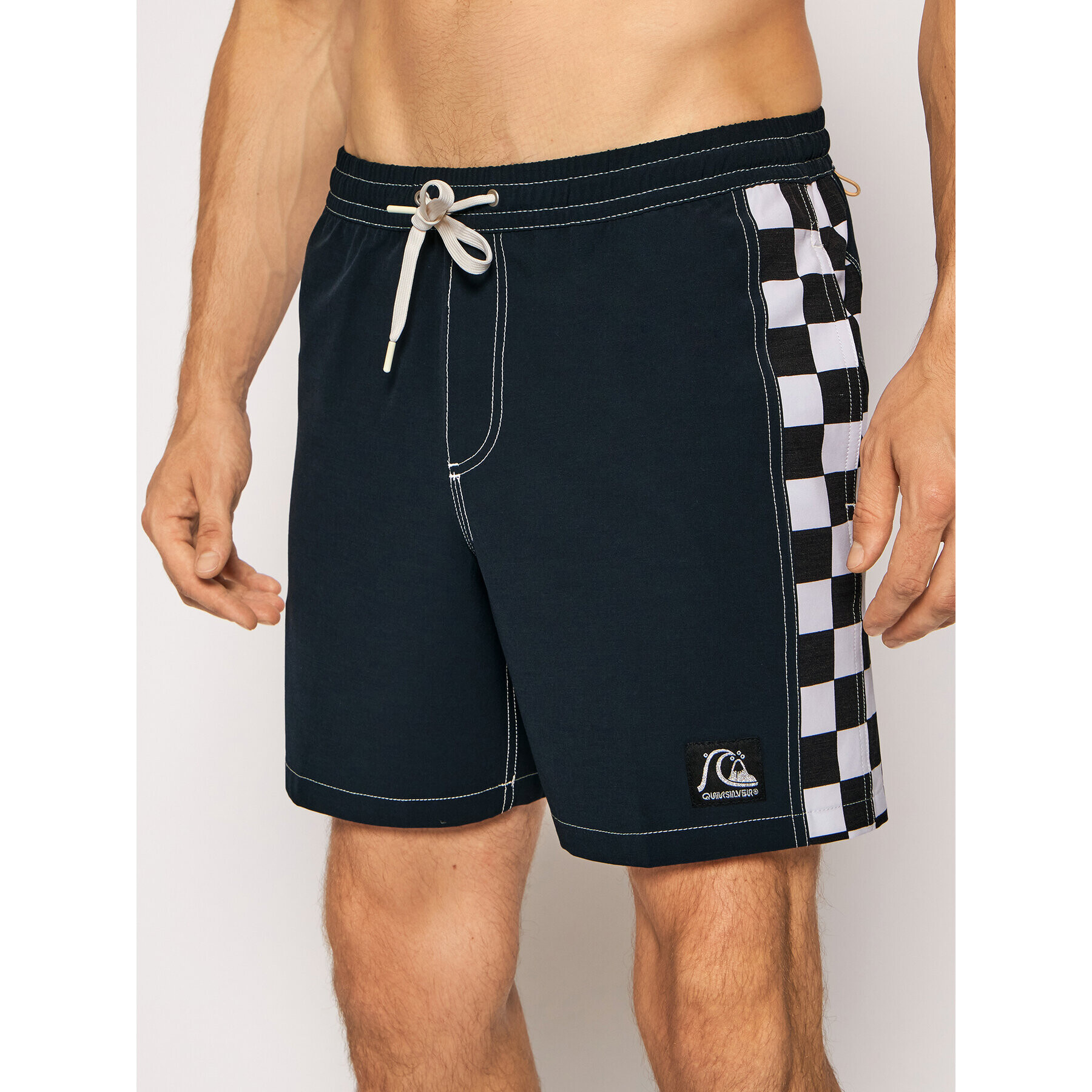 Quiksilver Pantaloni scurți pentru înot Original Arch 17 Volleys EQYJV03760 Negru Regular Fit - Pled.ro