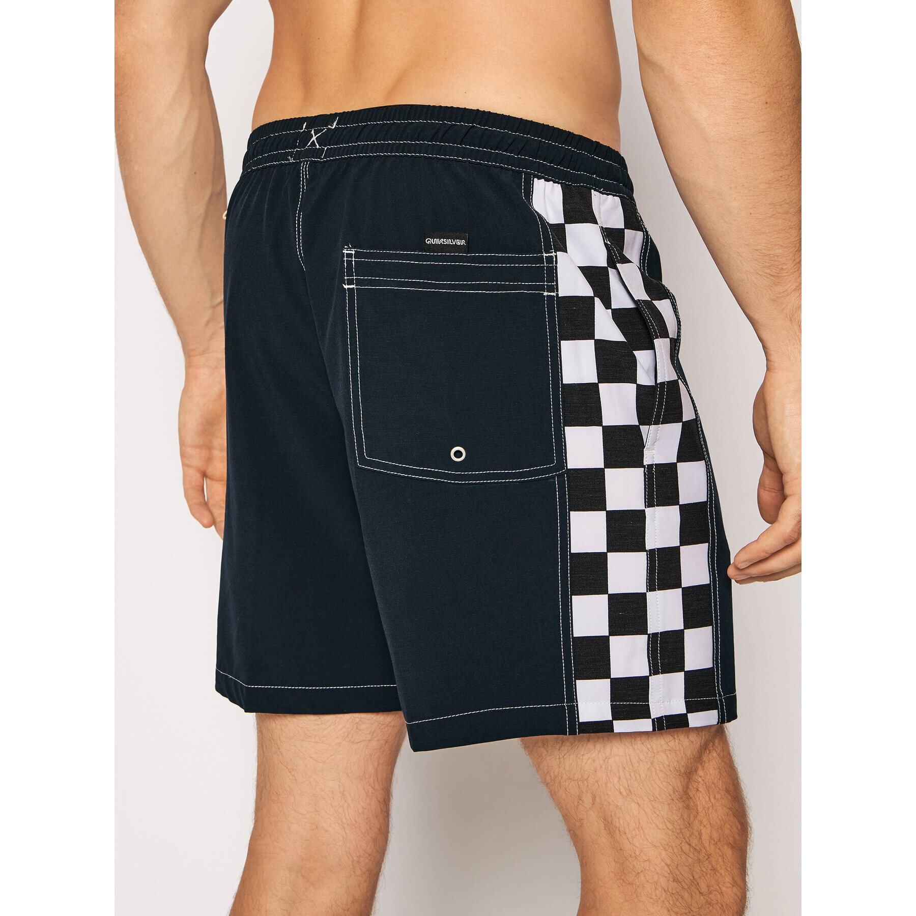 Quiksilver Pantaloni scurți pentru înot Original Arch 17 Volleys EQYJV03760 Negru Regular Fit - Pled.ro