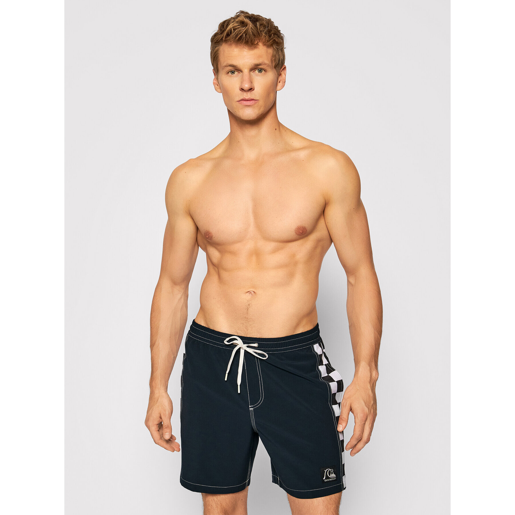 Quiksilver Pantaloni scurți pentru înot Original Arch 17 Volleys EQYJV03760 Negru Regular Fit - Pled.ro