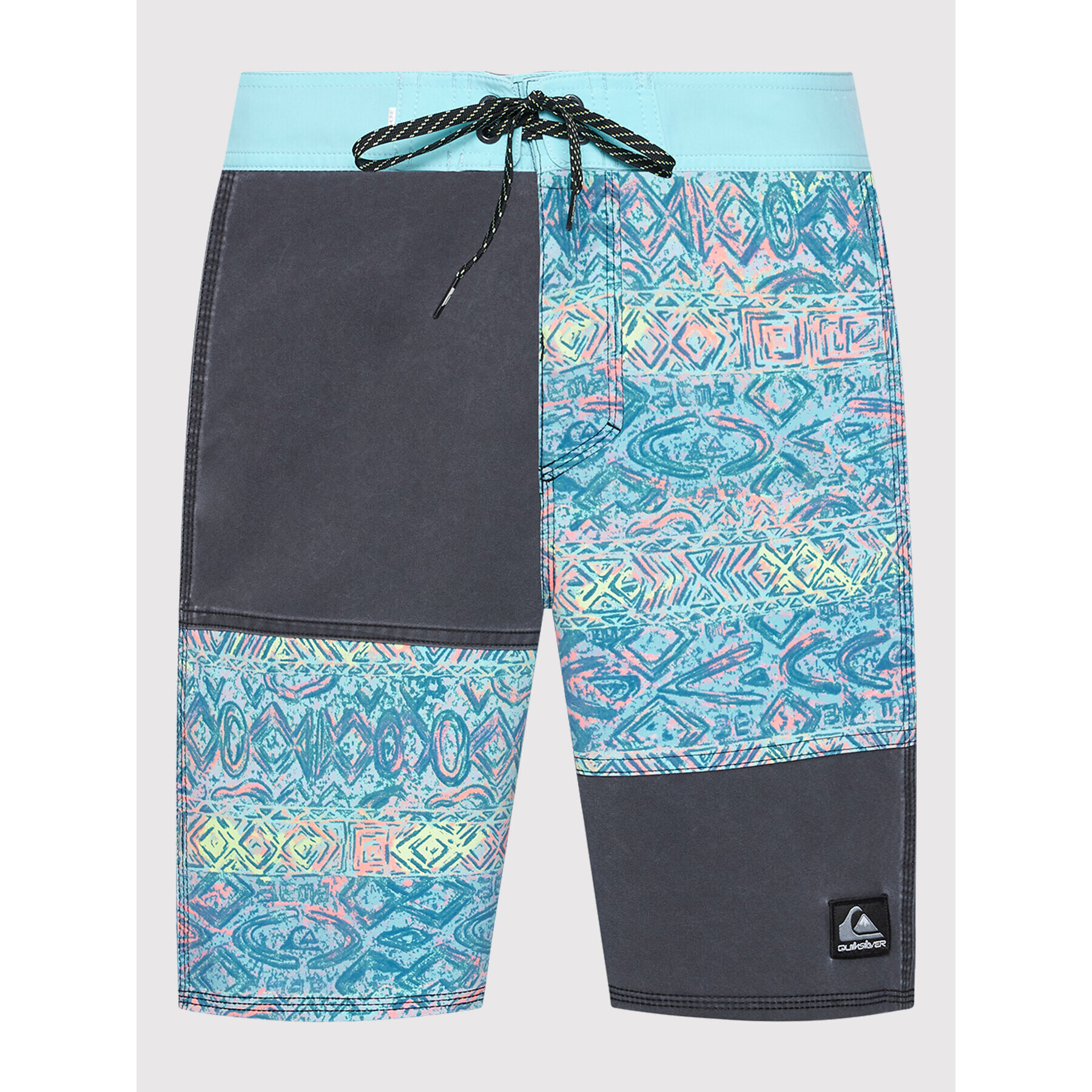 Quiksilver Pantaloni scurți pentru înot Surfsilk Juxtaposed 18" EQYBS04687 Colorat Performance Fit - Pled.ro