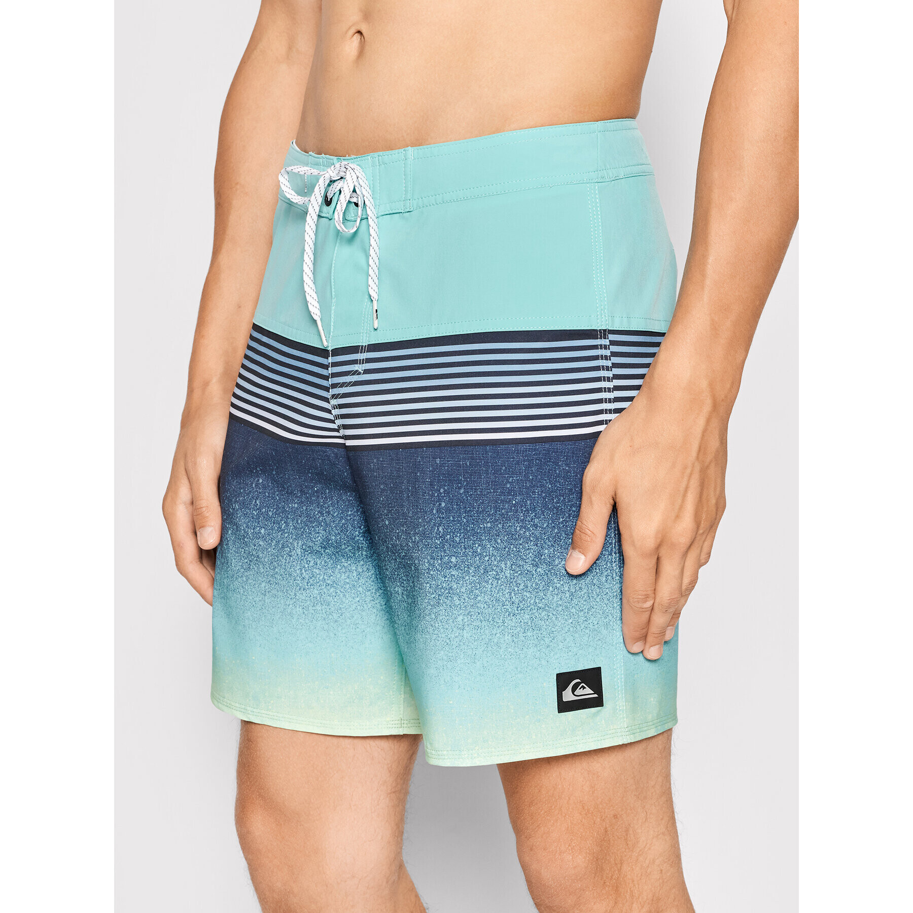 Quiksilver Pantaloni scurți pentru înot Surfsilk Panel 18" EQYBS04658 Albastru Performance Fit - Pled.ro