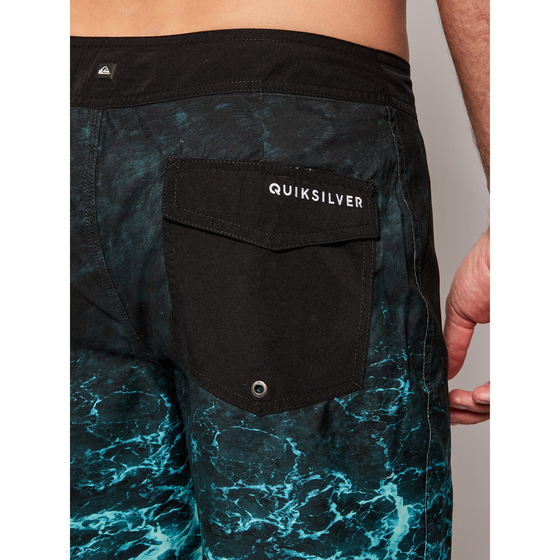 Quiksilver Pantaloni scurți pentru înot Everyday Rager 18 EQYBS04340 Verde Regular Fit - Pled.ro