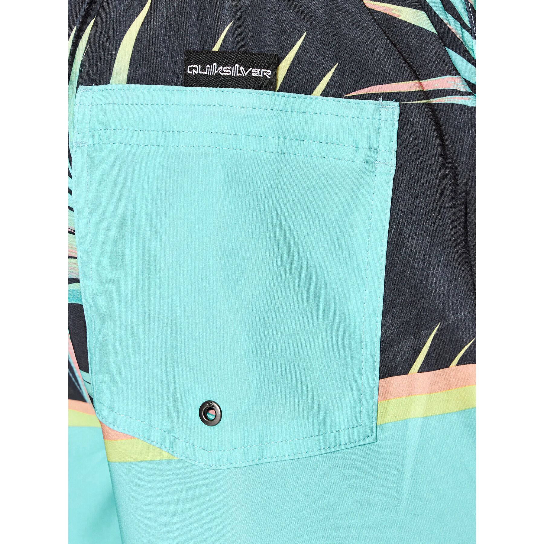 Quiksilver Pantaloni scurți pentru înot Ocean Division EQYJV03891 Albastru Regular Fit - Pled.ro