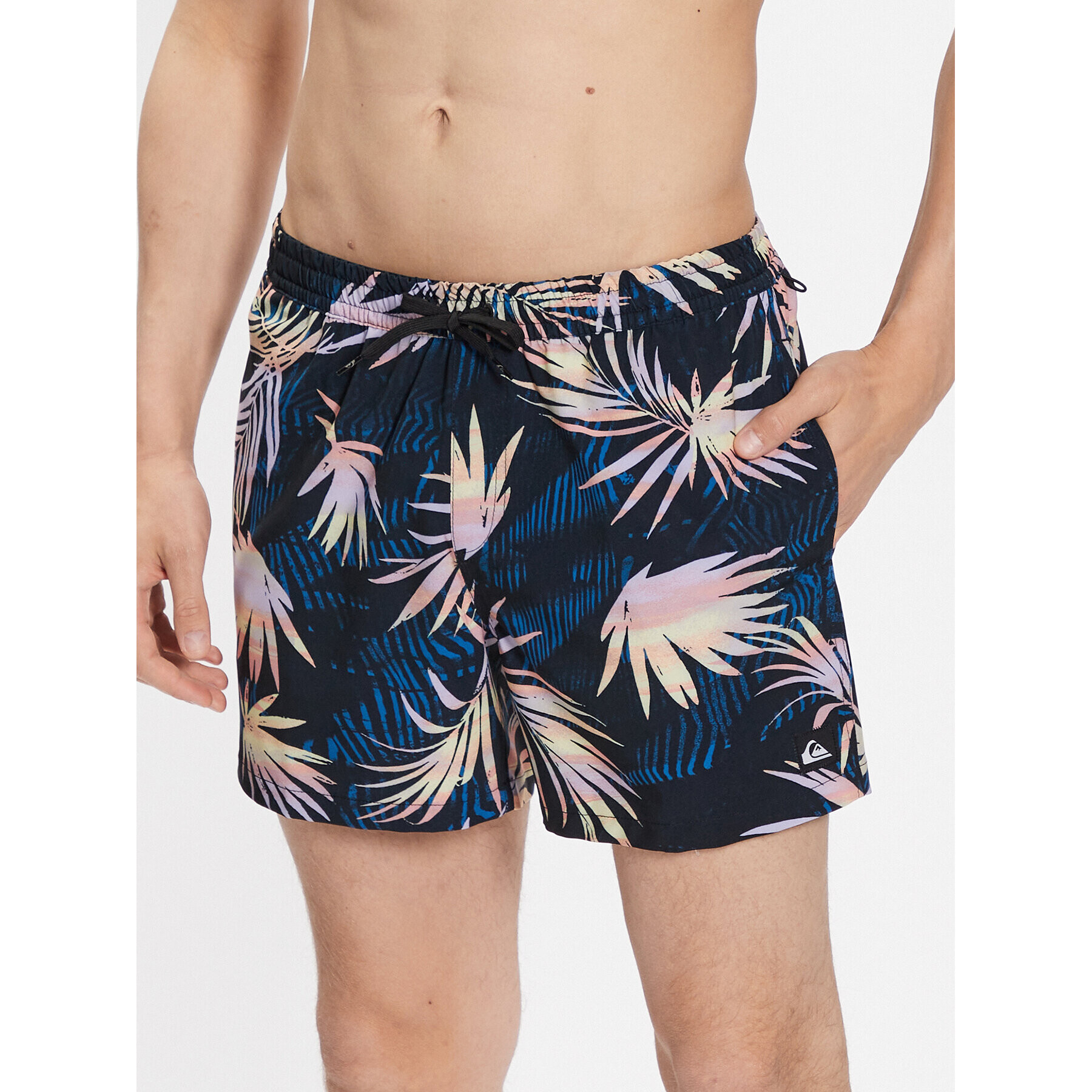 Quiksilver Pantaloni scurți pentru înot Surf Silk EQYJV04007 Negru Regular Fit - Pled.ro